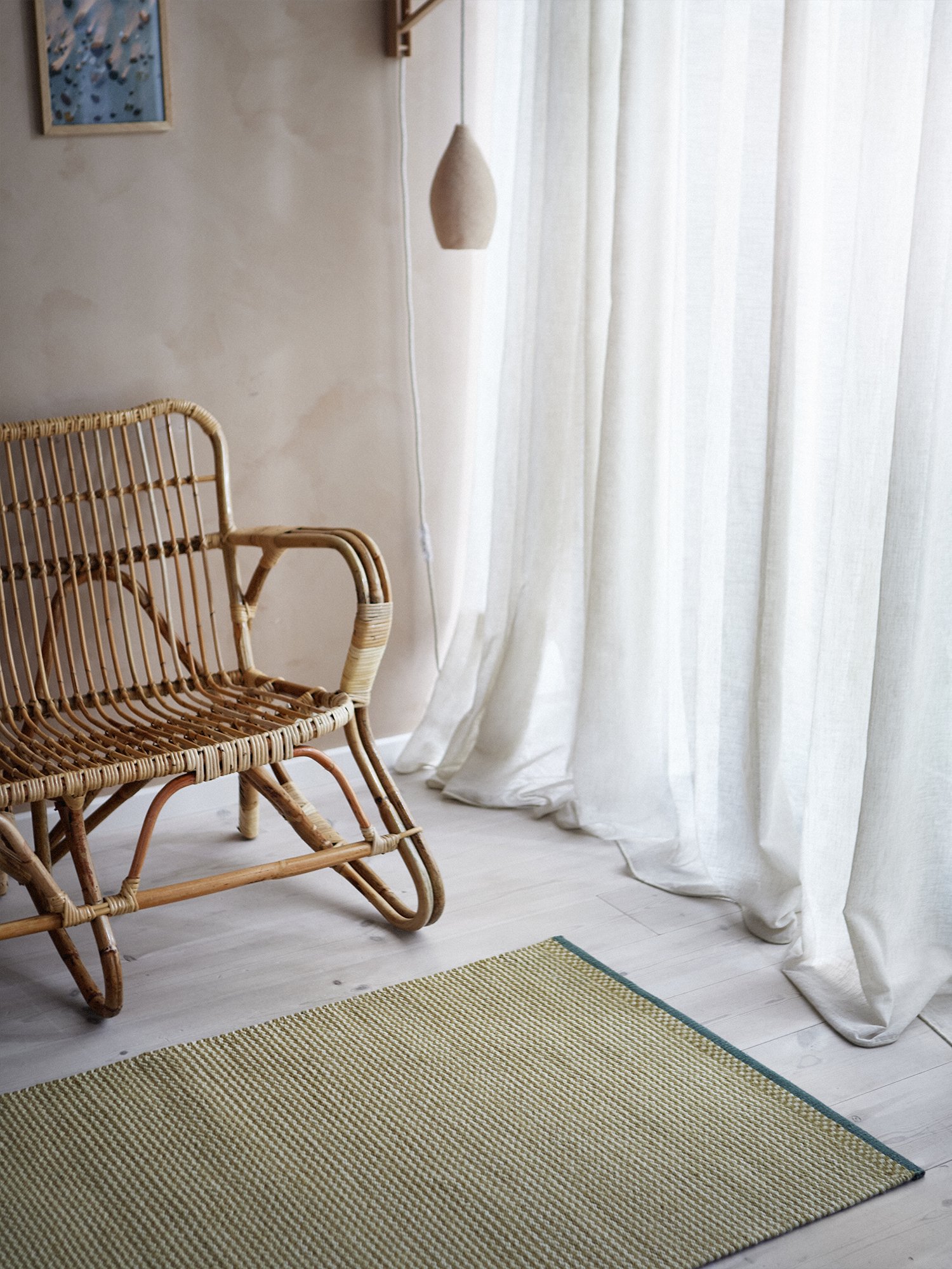 Rug/Runner Daisy, 80 x 240 cm, Sienna / off white | Fabula Living