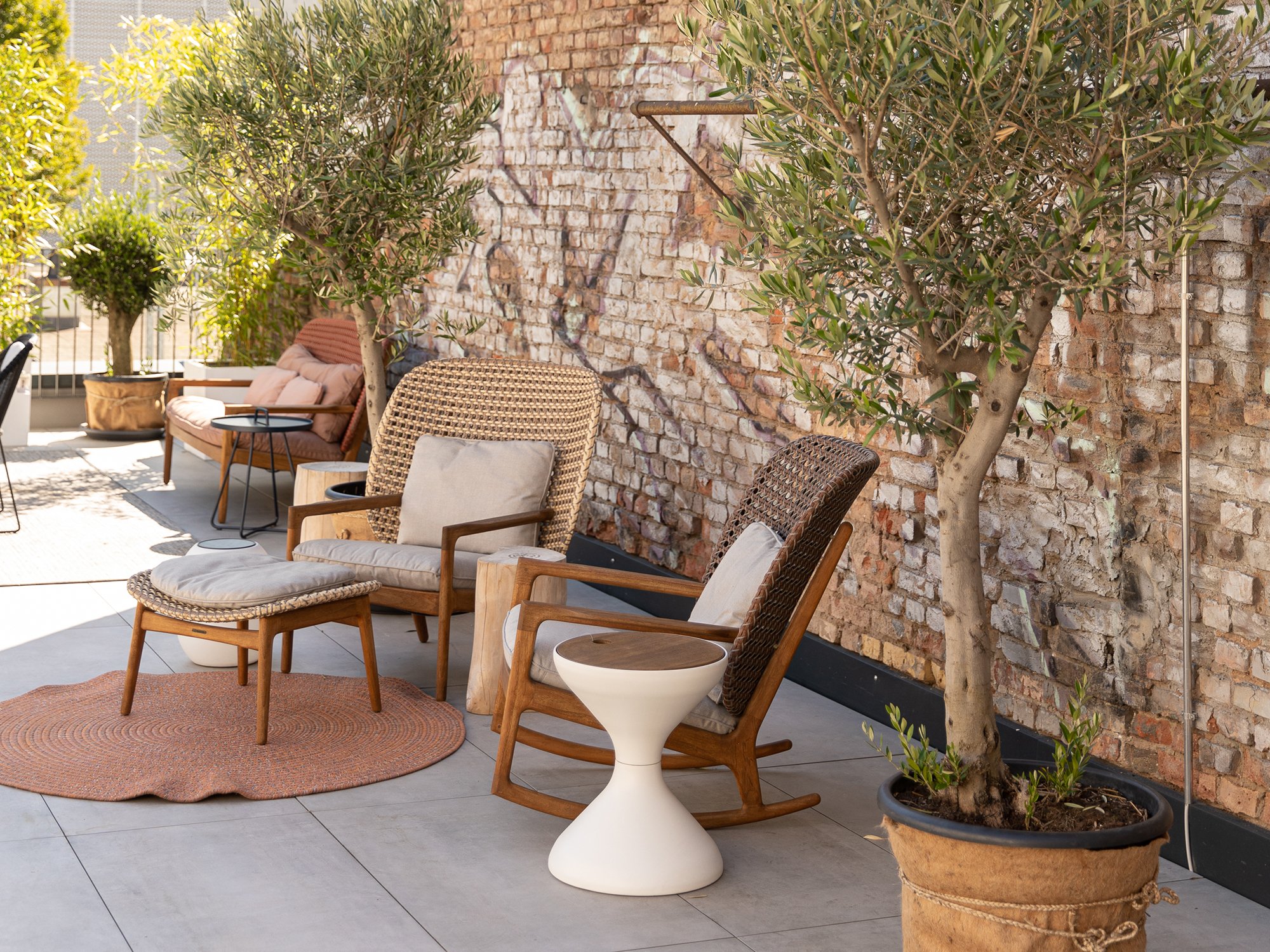 Kay Highback Lounge Chair Gloster Garden Chairs Designer