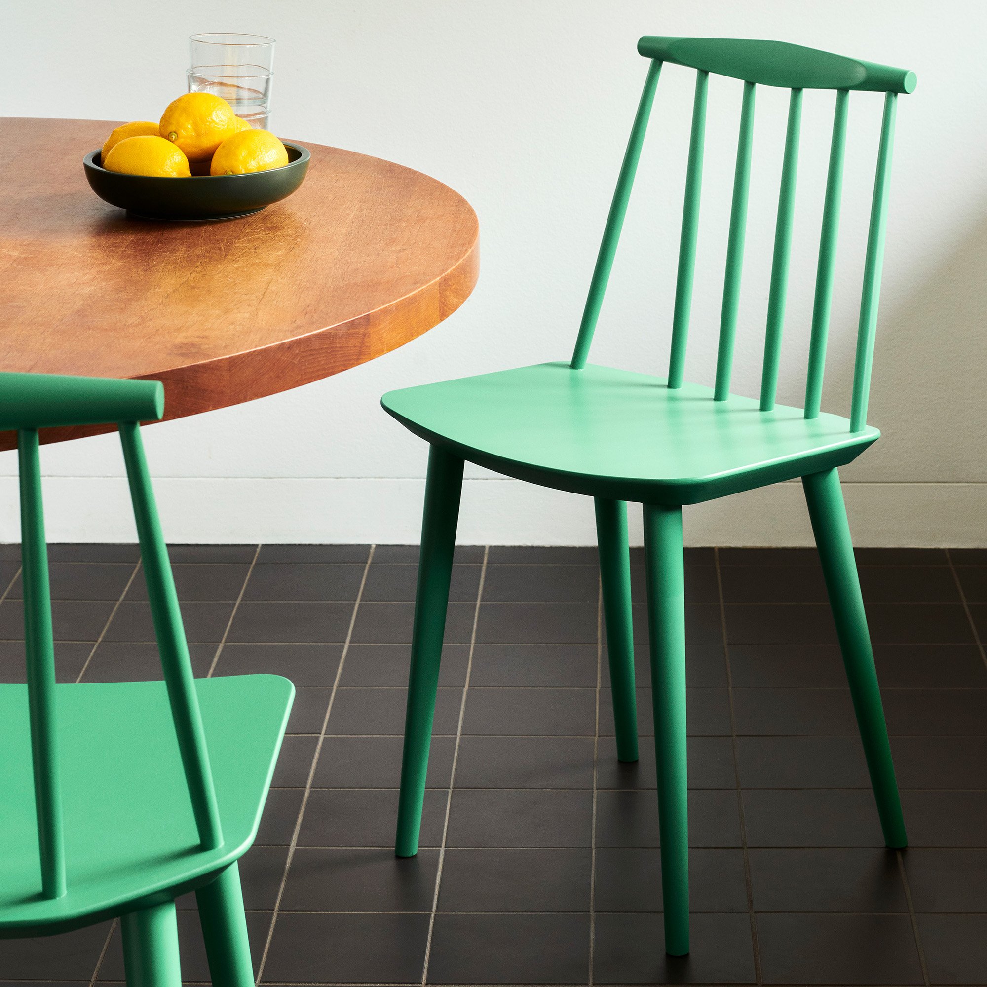 デンマーク/HAY【椅子/ABOUT A CHAIR】3脚セット Green J77 Chair, Oiled oak | Hay | Dining Room Chairs - Designer
