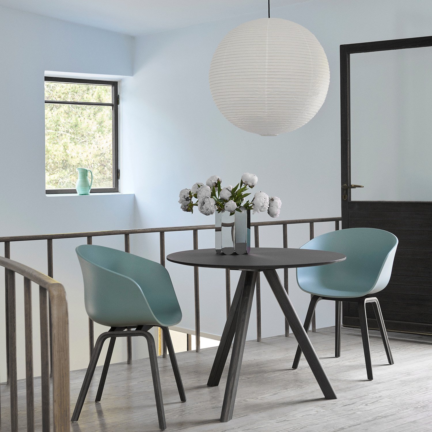 Copenhague Round Table CPH20, Ø 120 x H 74, Lacquered oak, Oak