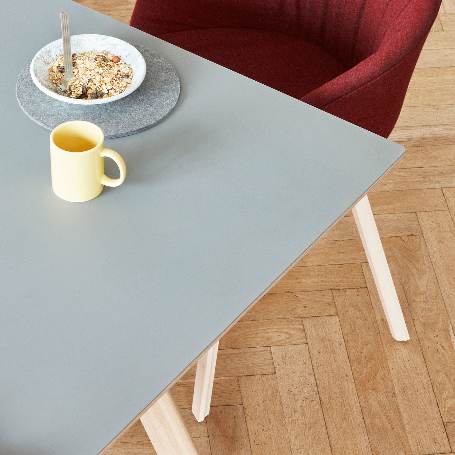 Copenhague Table CPH30, L 200 x W 90 x H 74, Lacquered oak