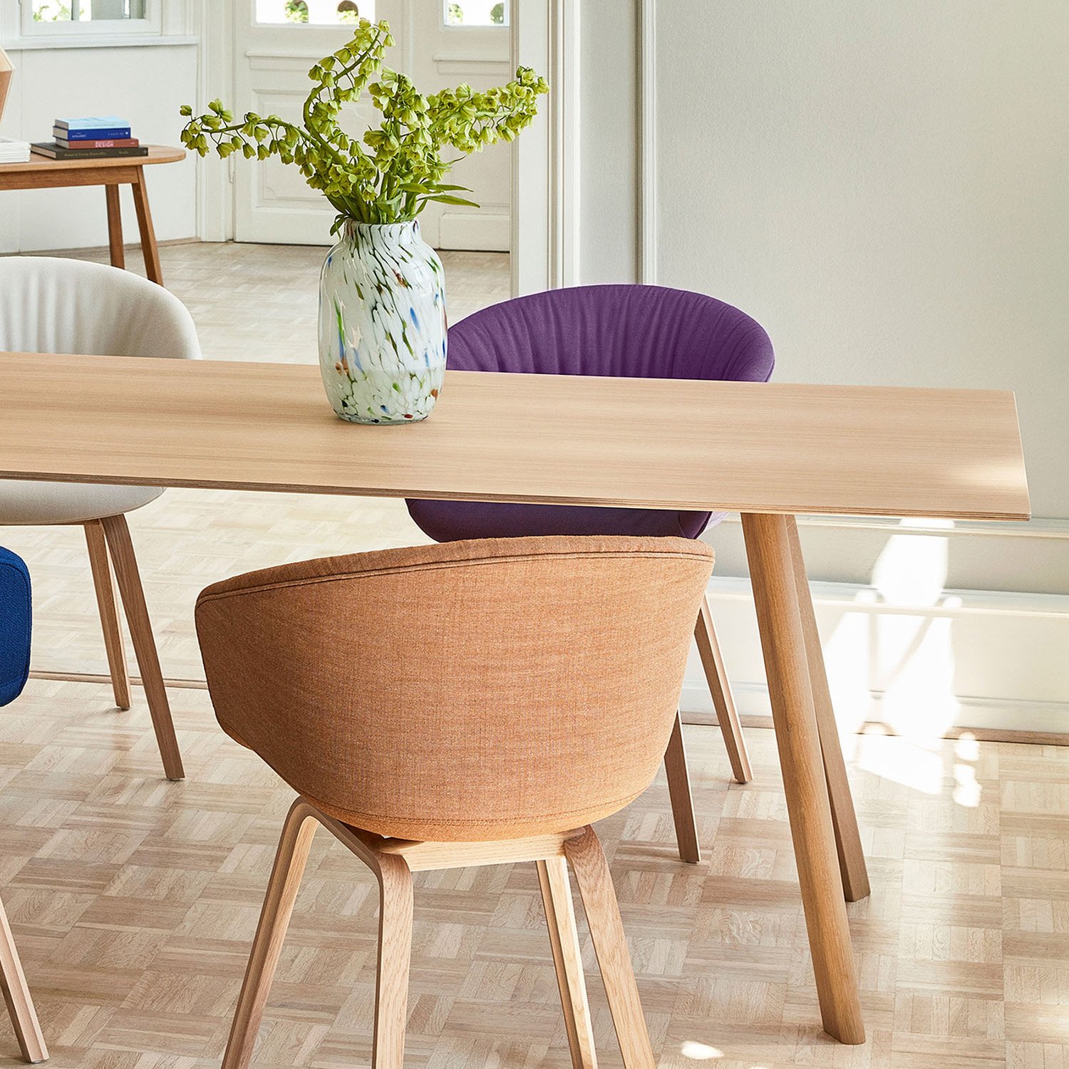 Copenhague Table CPH30, L 200 x W 90 x H 74, Lacquered oak