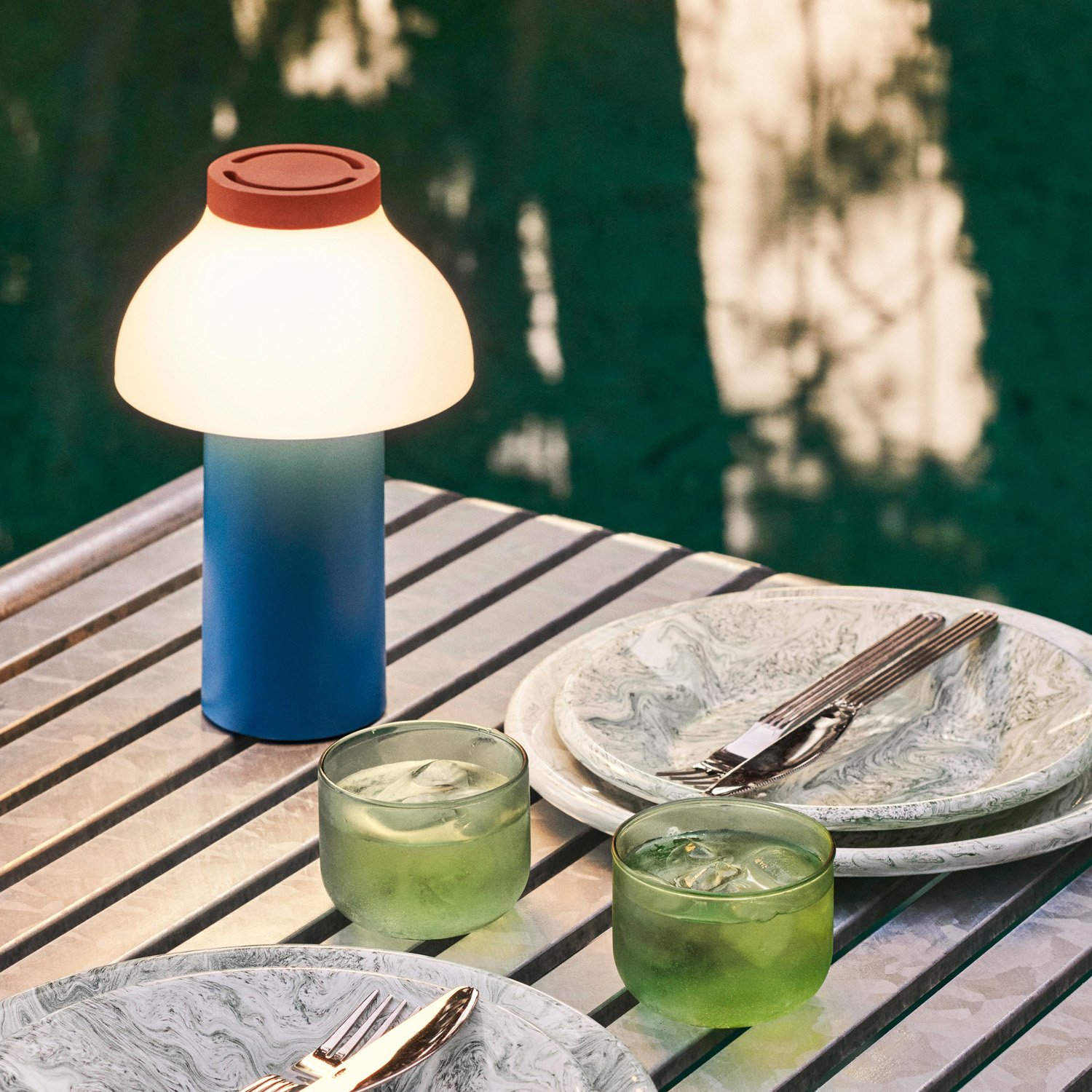 PC Portable Lamp, Cool grey | Hay | Battery Lighting - Designer