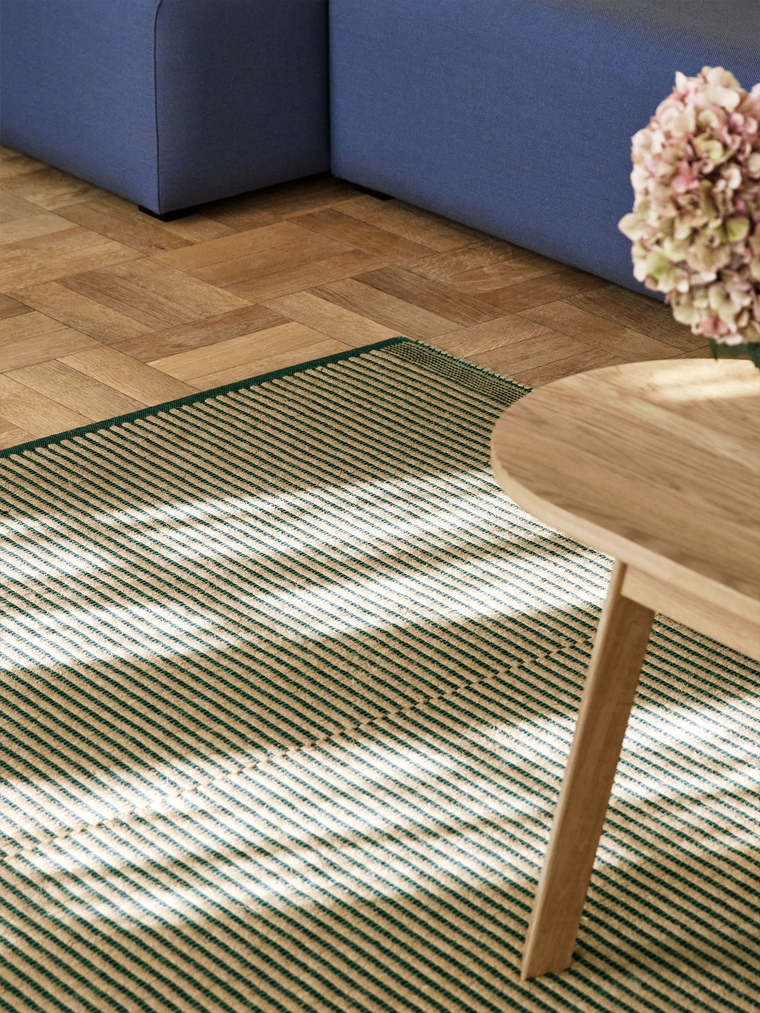 Tapis Rug, Black/green | Hay | Rugs - Designer furniture from smow