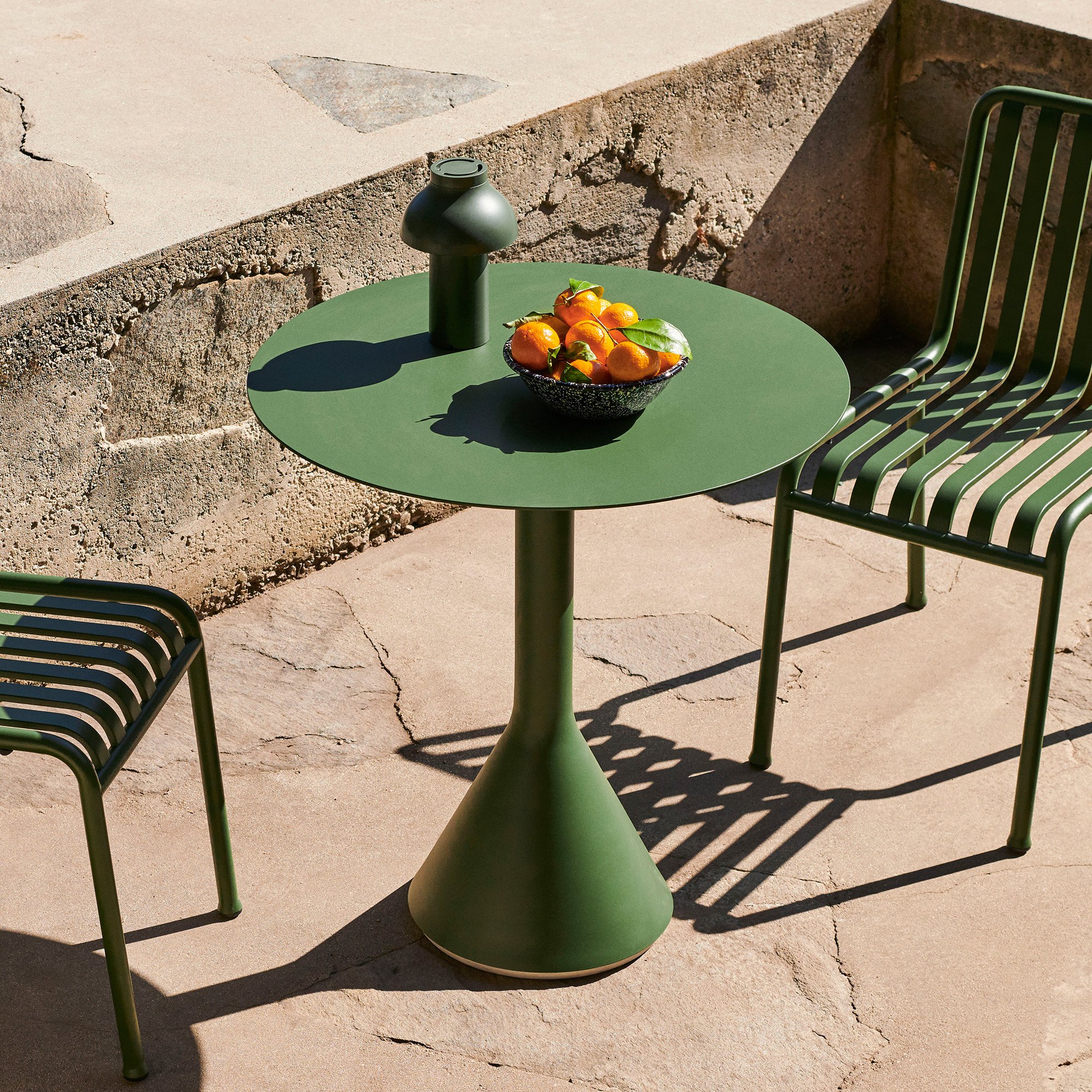 Palissade Cone Table, Ø 60 x H 105, Sky grey | Hay | Garden Tables