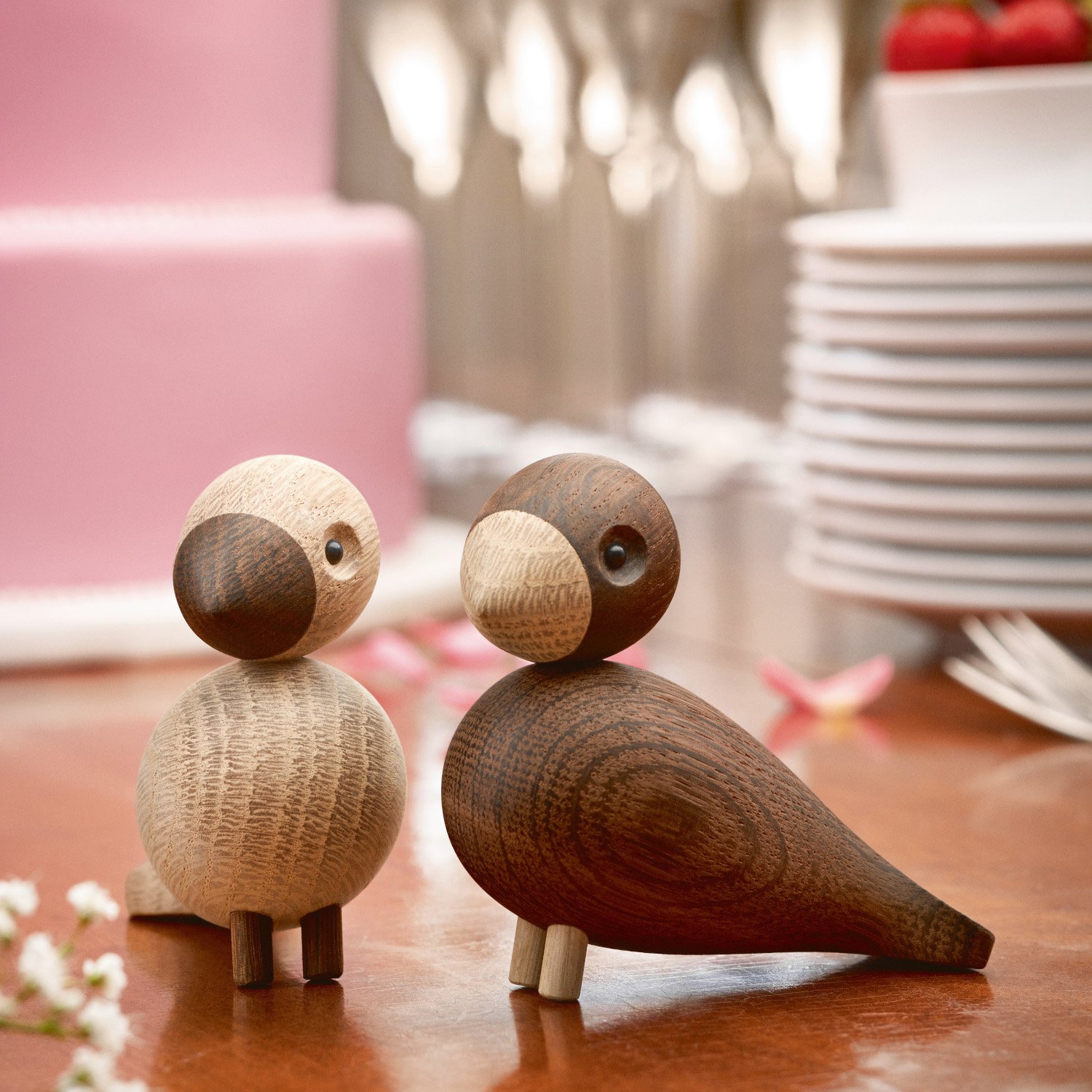 Lovebirds Wooden Figure | Kay Bojesen | Figures & Miniatures