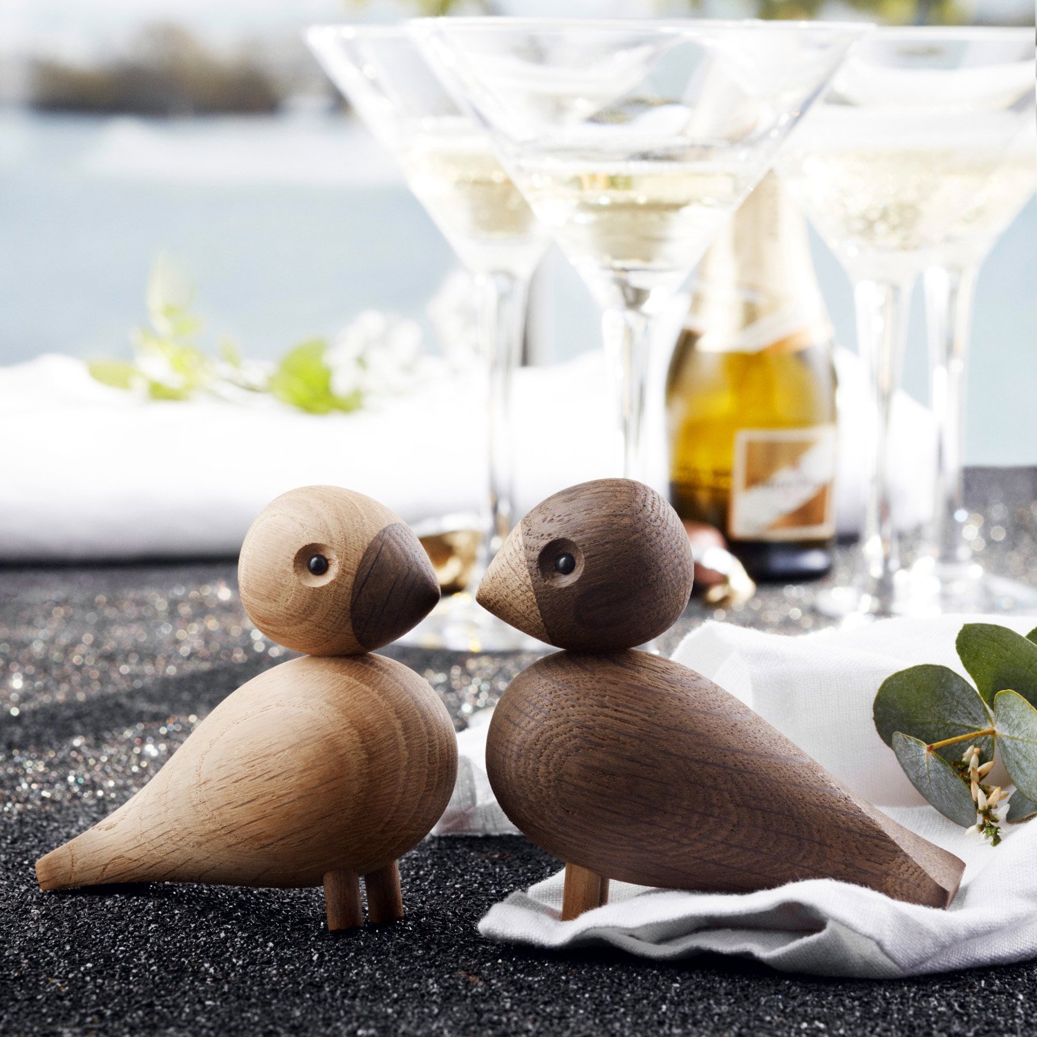 Bojesen／Love Birds 置物 Lovebirds Wooden Figure | Kay Bojesen | Figures & Miniatures