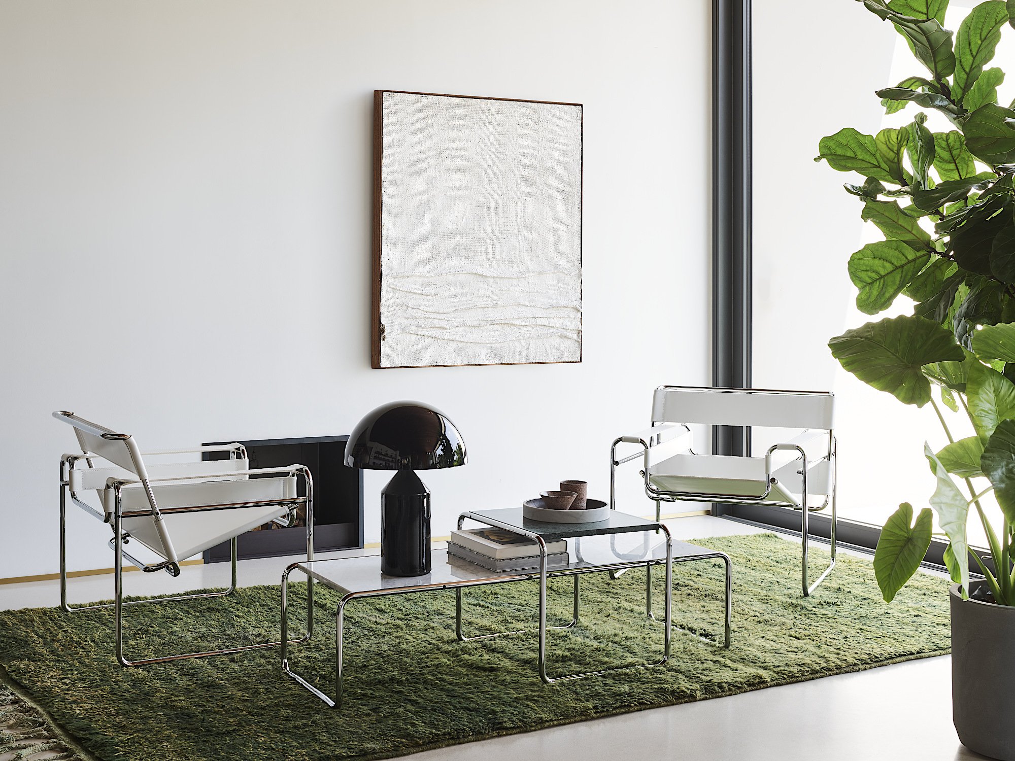 Laccio Table Set | Knoll International | by Marcel Breuer
