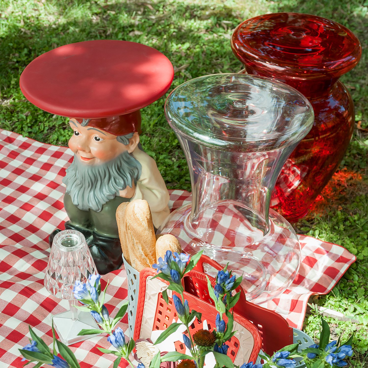Gnomes Stool / Side Table, Attila, Multicoloured | Kartell | Side