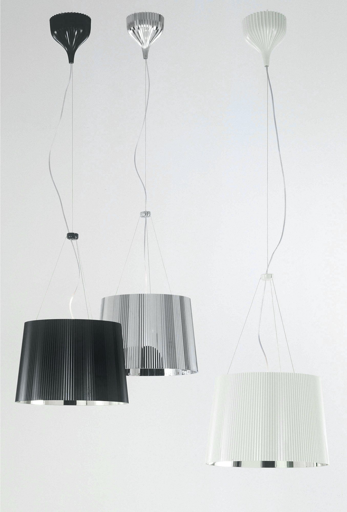 Gè Pendant Lamp, Opaque, White-gold | Kartell | Pendant Lights