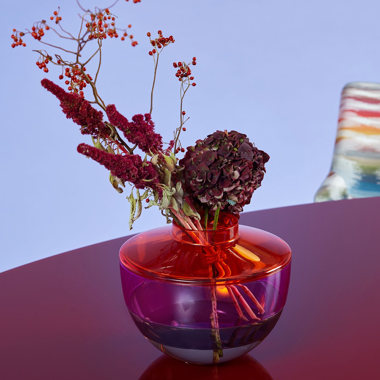 Shibuya, Orange-Violet-Smoke | Kartell | Vases