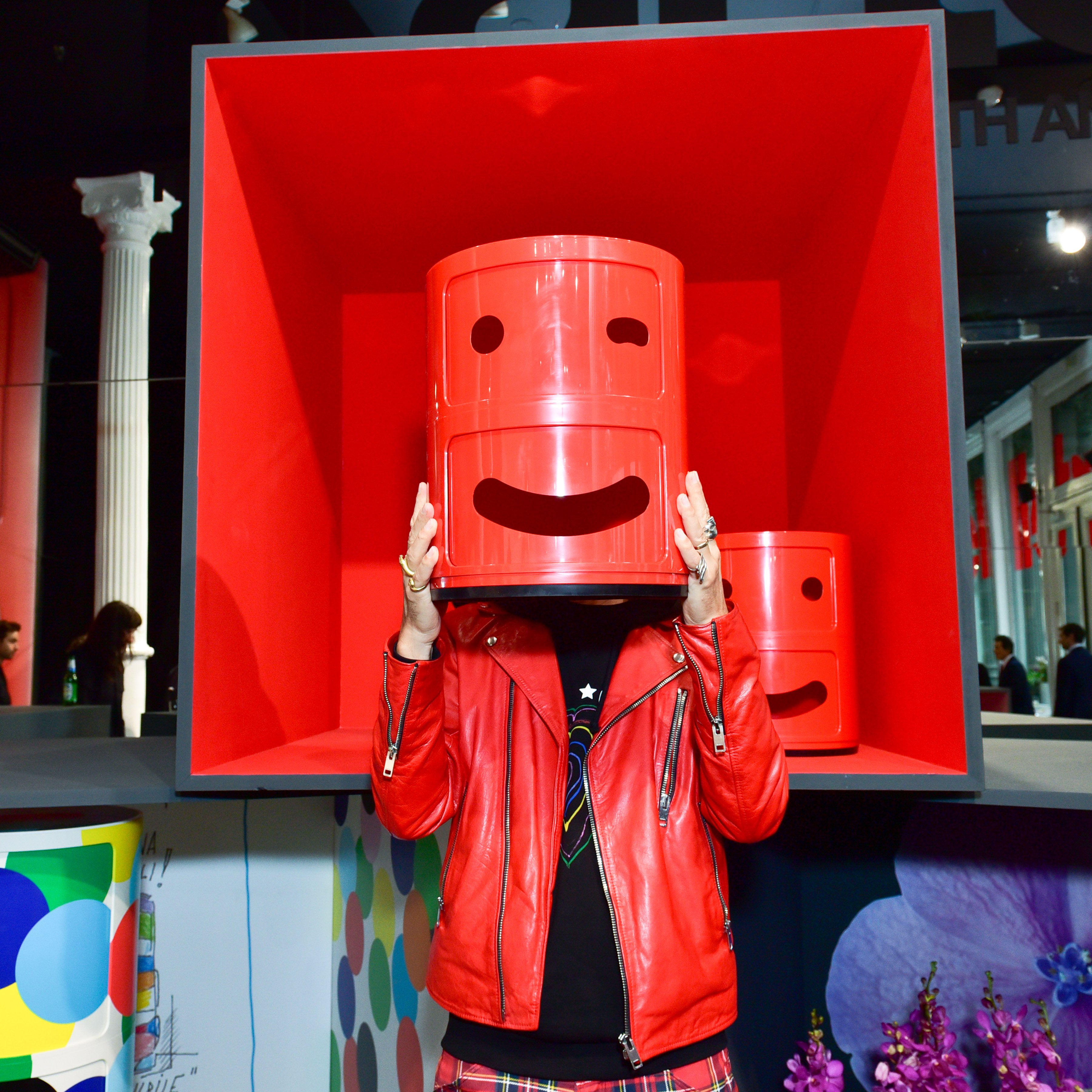 ★未使用★Kartell カルテル COMPONIBILI SMILE ウィンク Componibili Smile | Kartell | Side & Roll Container - Designer