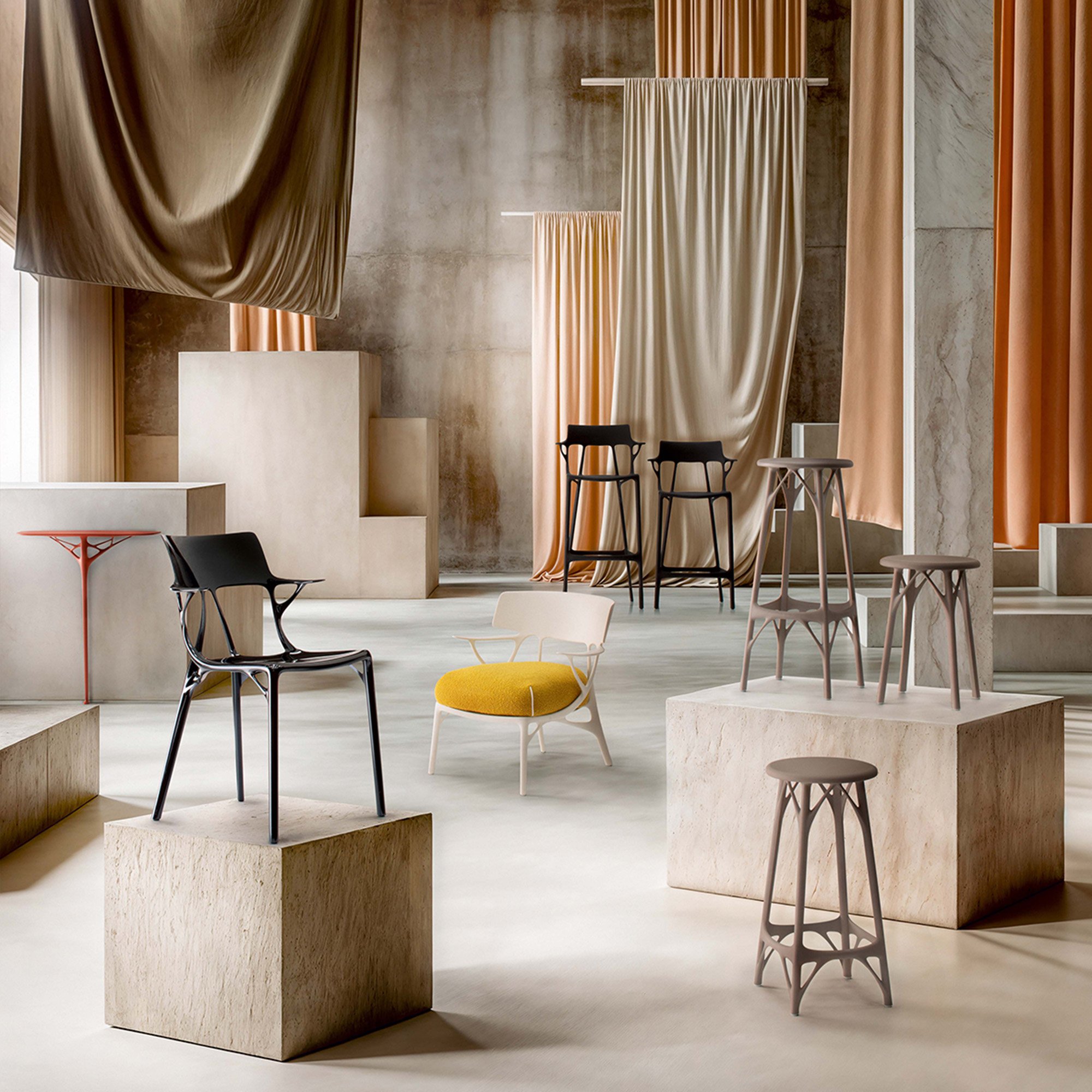 A.I. Chair, Orange | Kartell | Chairs - Designer furniture from smow