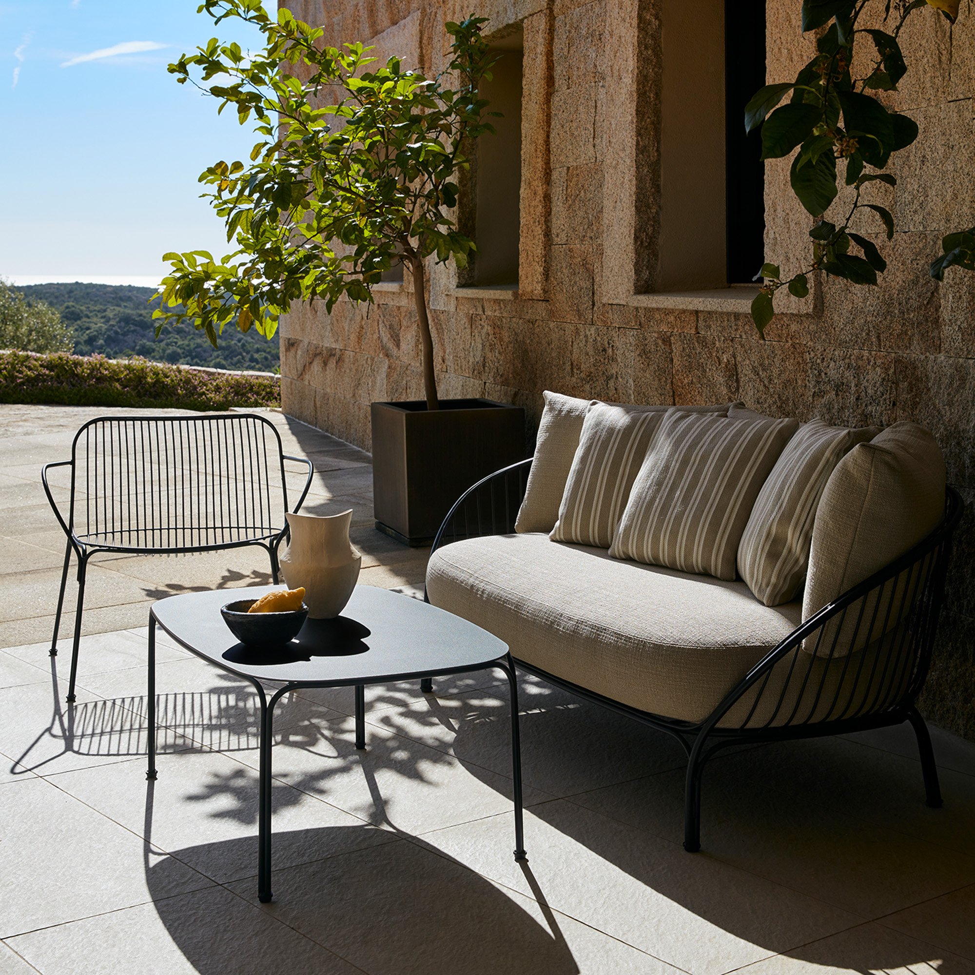 Hiray Couch Table, Green | Kartell | Garden Tables - Designer