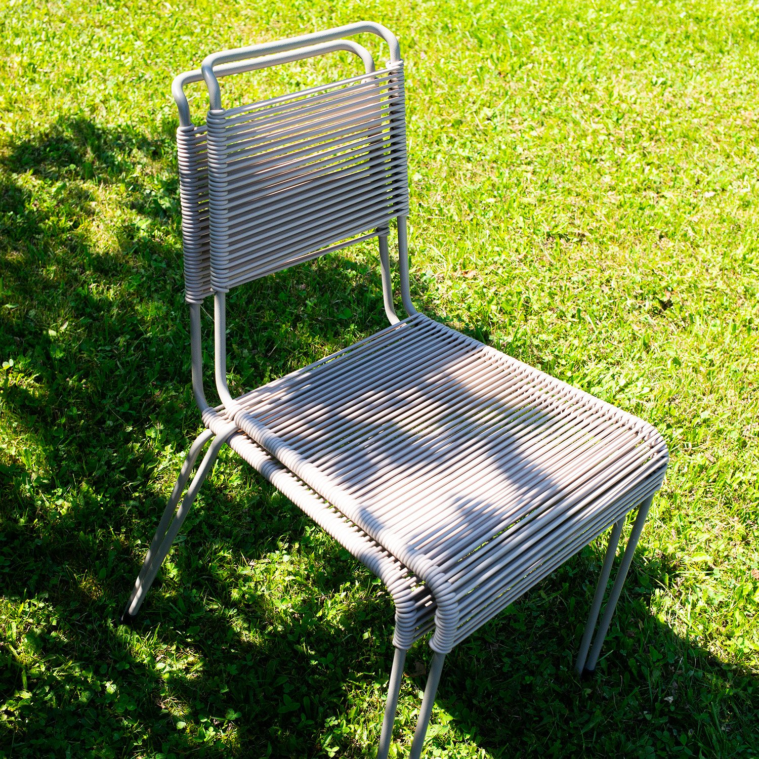 Chair TT54, Bright red orange | Richard Lampert | Garden Chairs