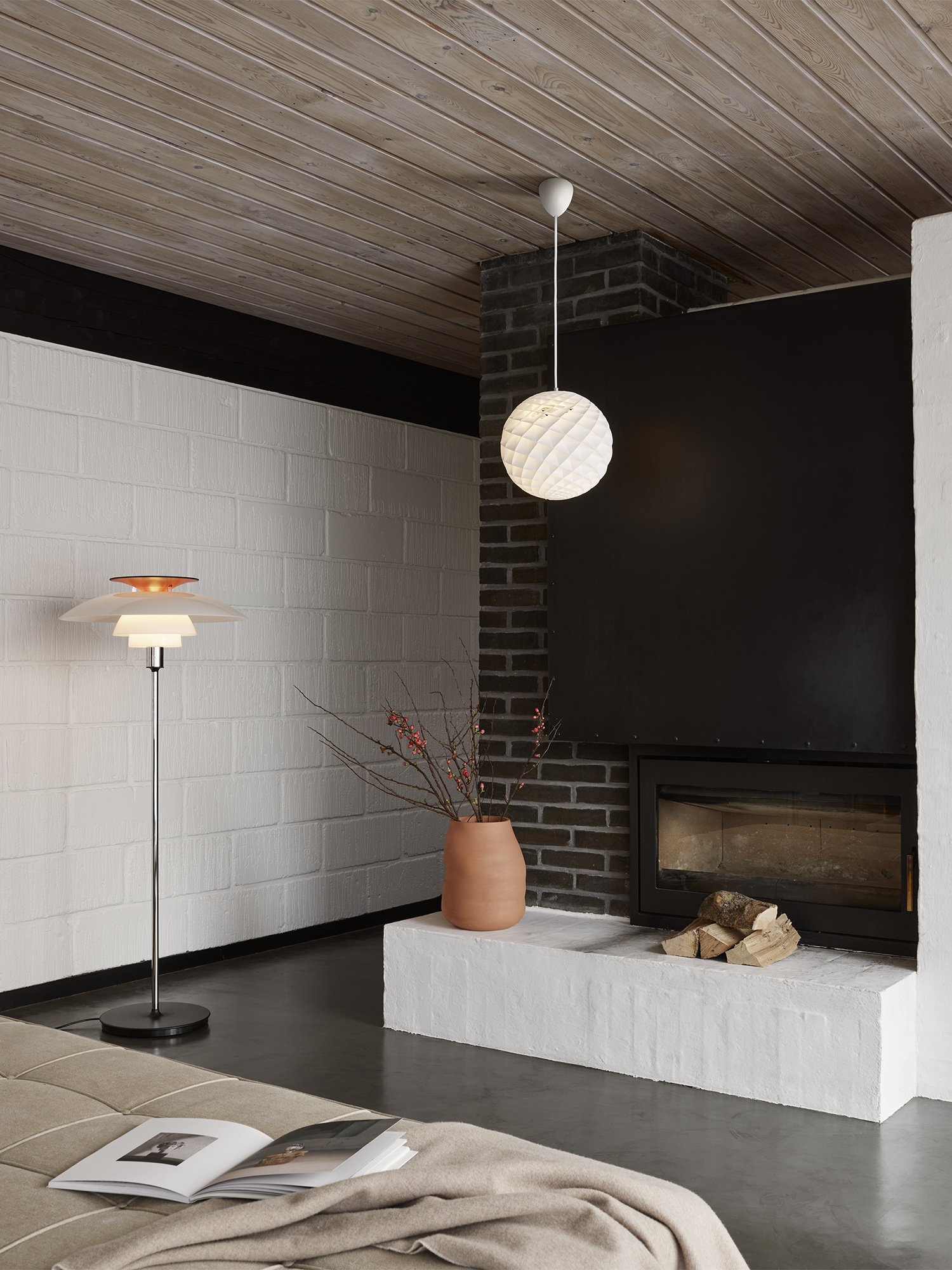 PH 80 Floor Lamp, White | Louis Poulsen | Standing Lamps & Reading