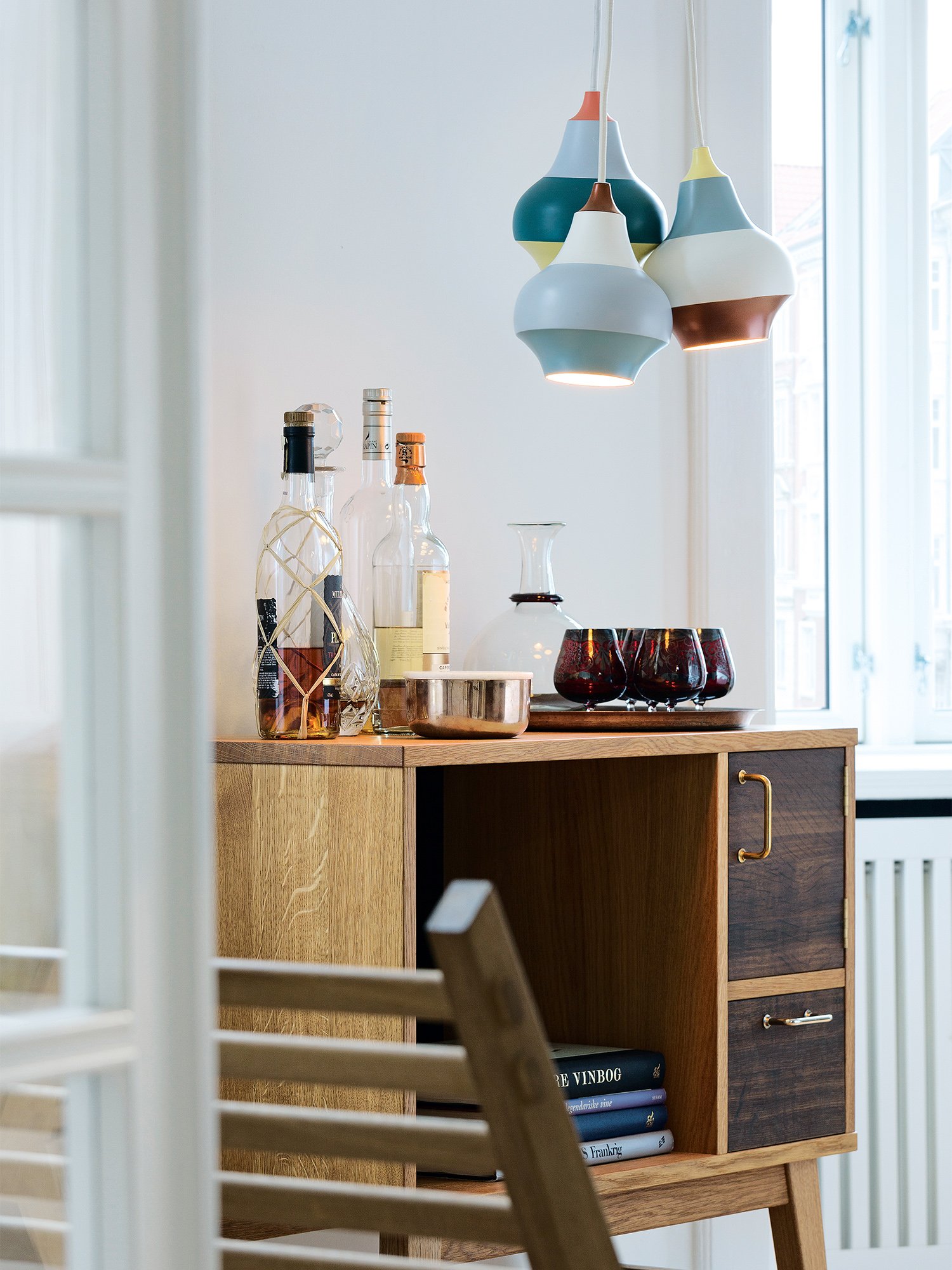 Cirque Pendant Lamp, Large: Ø 38 x H 47,8 cm, Yellow | Louis