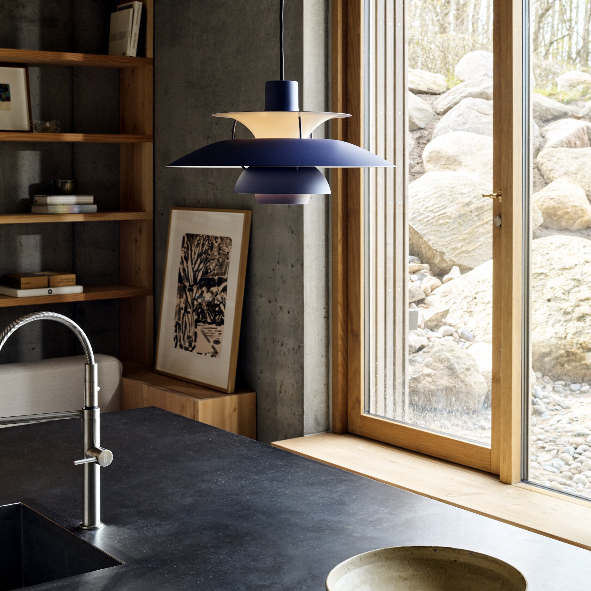 PH 5 Monochrome, White | Louis Poulsen | Pendant Lights & Ceiling PH 5 Monochrome, White | Louis Poulsen | Pendant Lights & Ceiling