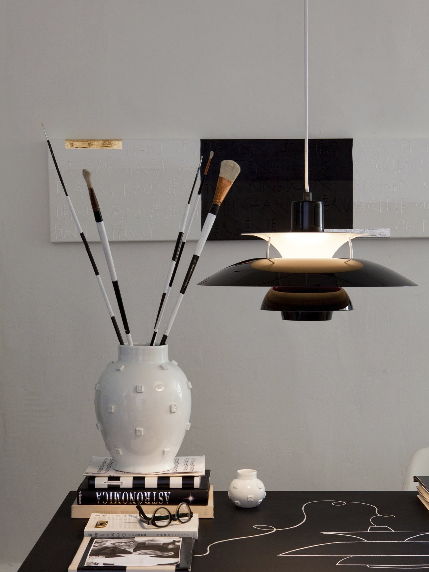 PH 5 Monochrome, White | Louis Poulsen | Pendant Lights & Ceiling 