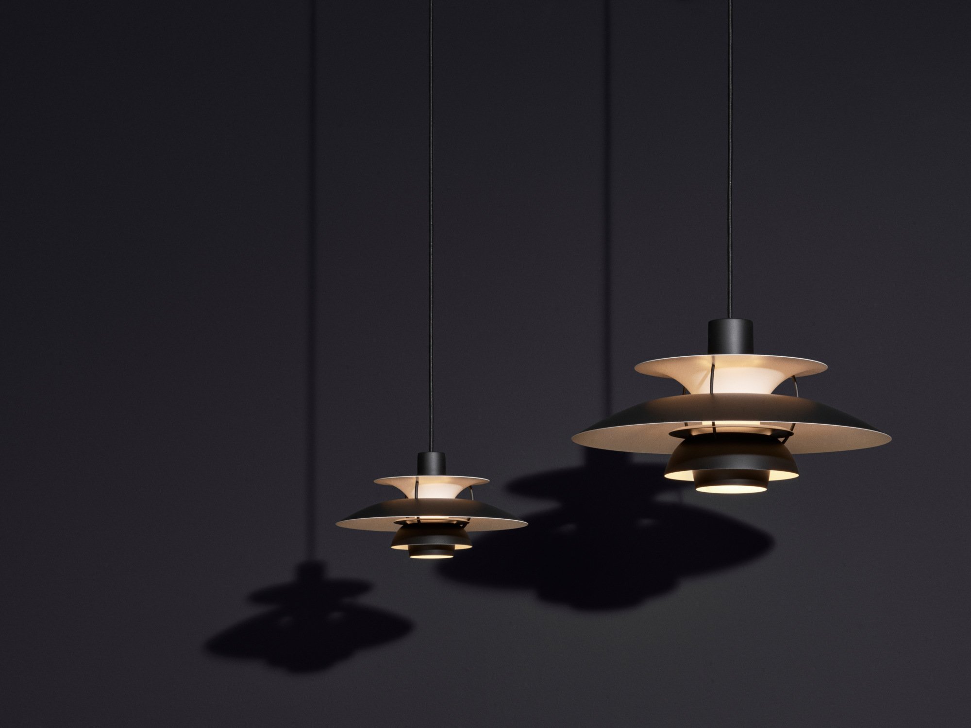 PH 5 Mini Monochrome, Black | Louis Poulsen | Pendant Lights