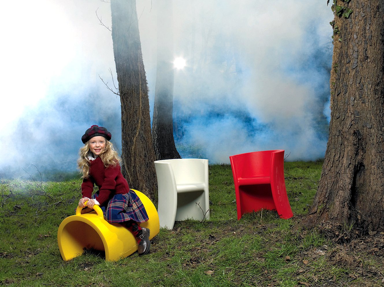 Trioli Kids Chair, Yellow | Magis | Kids Chairs - Designer