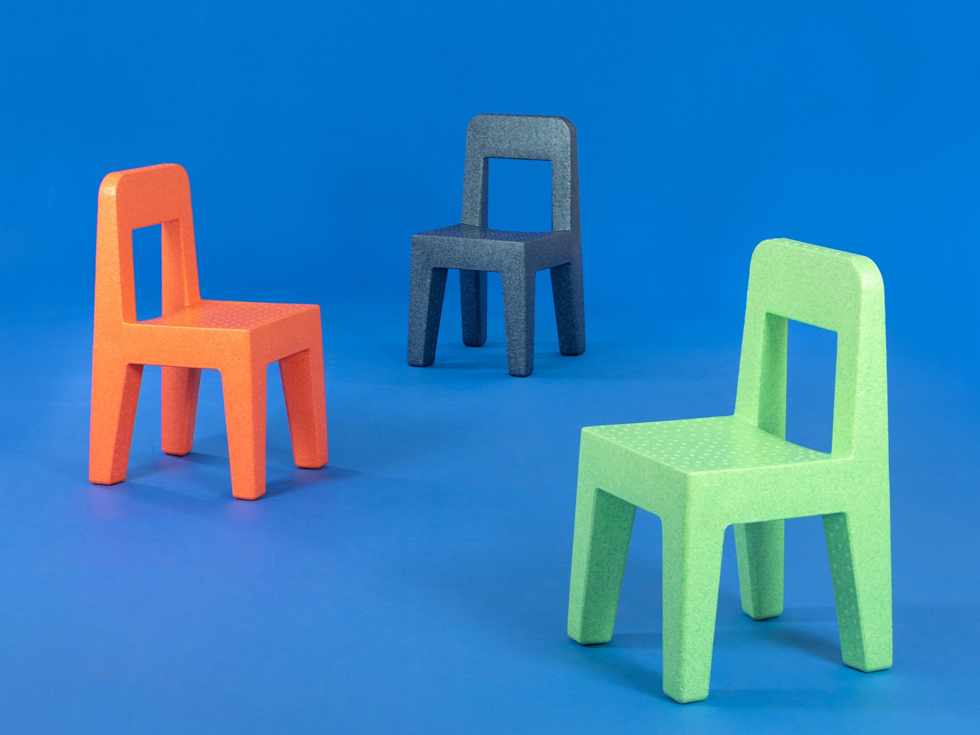 Seggiolina Pop Kids Chair, Blue | Magis | Kids Chairs - Designer 