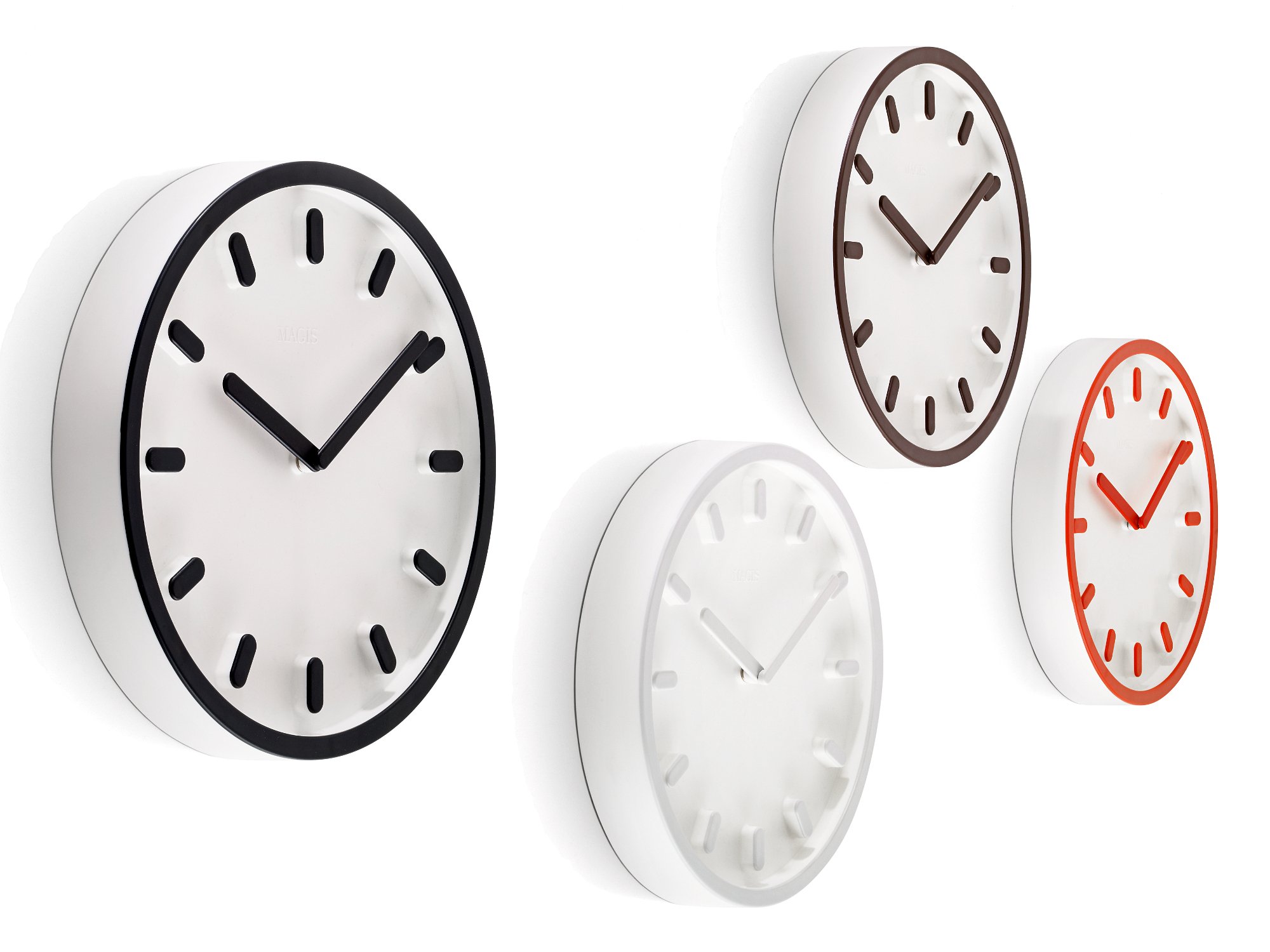 Tempo Clock, Black | Magis | Clocks - Designer furniture from smow
