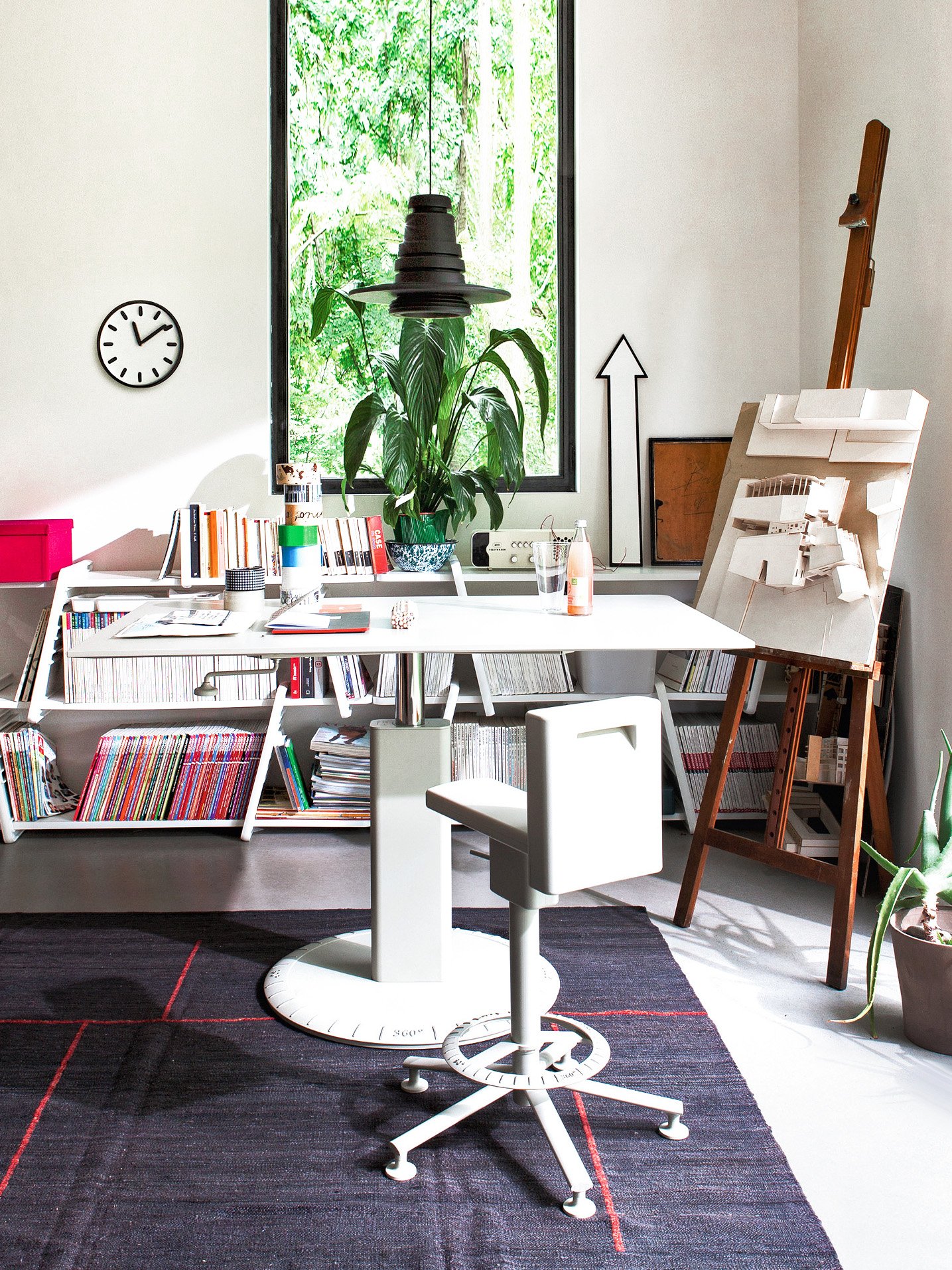 Tempo Clock, Black | Magis | Clocks - Designer furniture from smow
