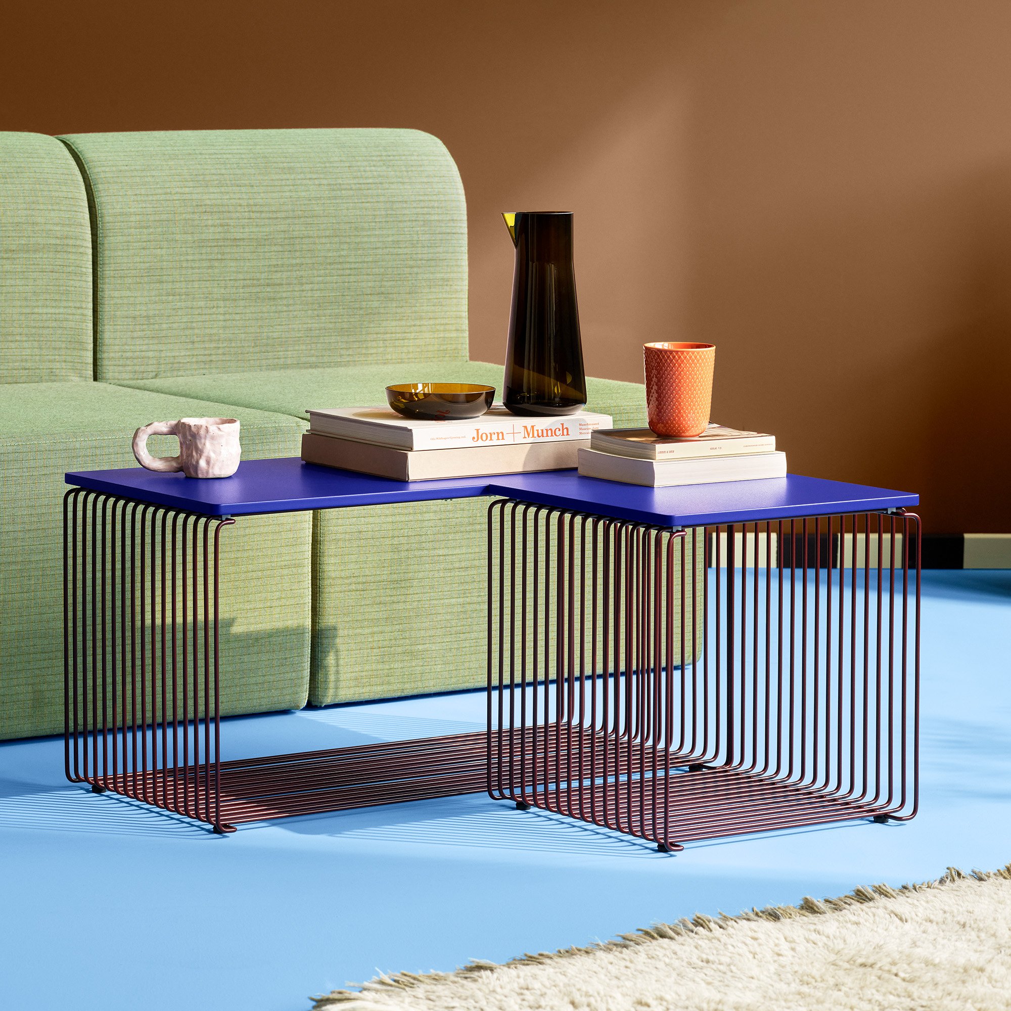 Panton Wire Cube, 26 cm, Black Red | Montana | by Verner Panton