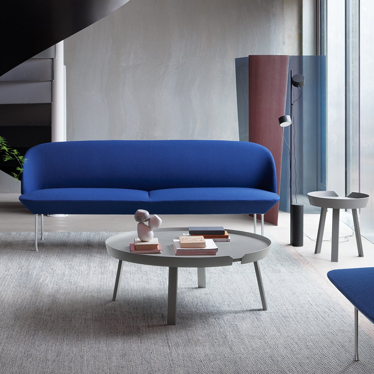 Oslo Sofa, 2 Seater, Fabric Steelcut Trio rose | Muuto | Sofa