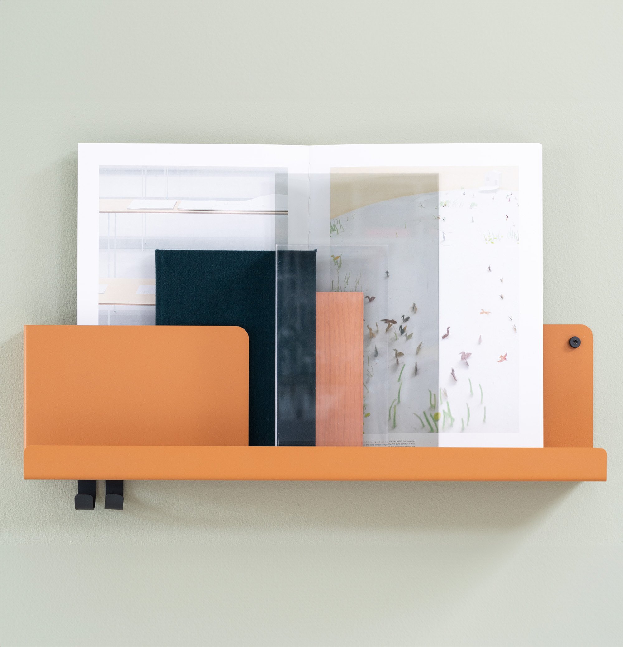 Folded Shelves, H 40 x W 29,5 cm, Grey | Muuto | Wall Mounted