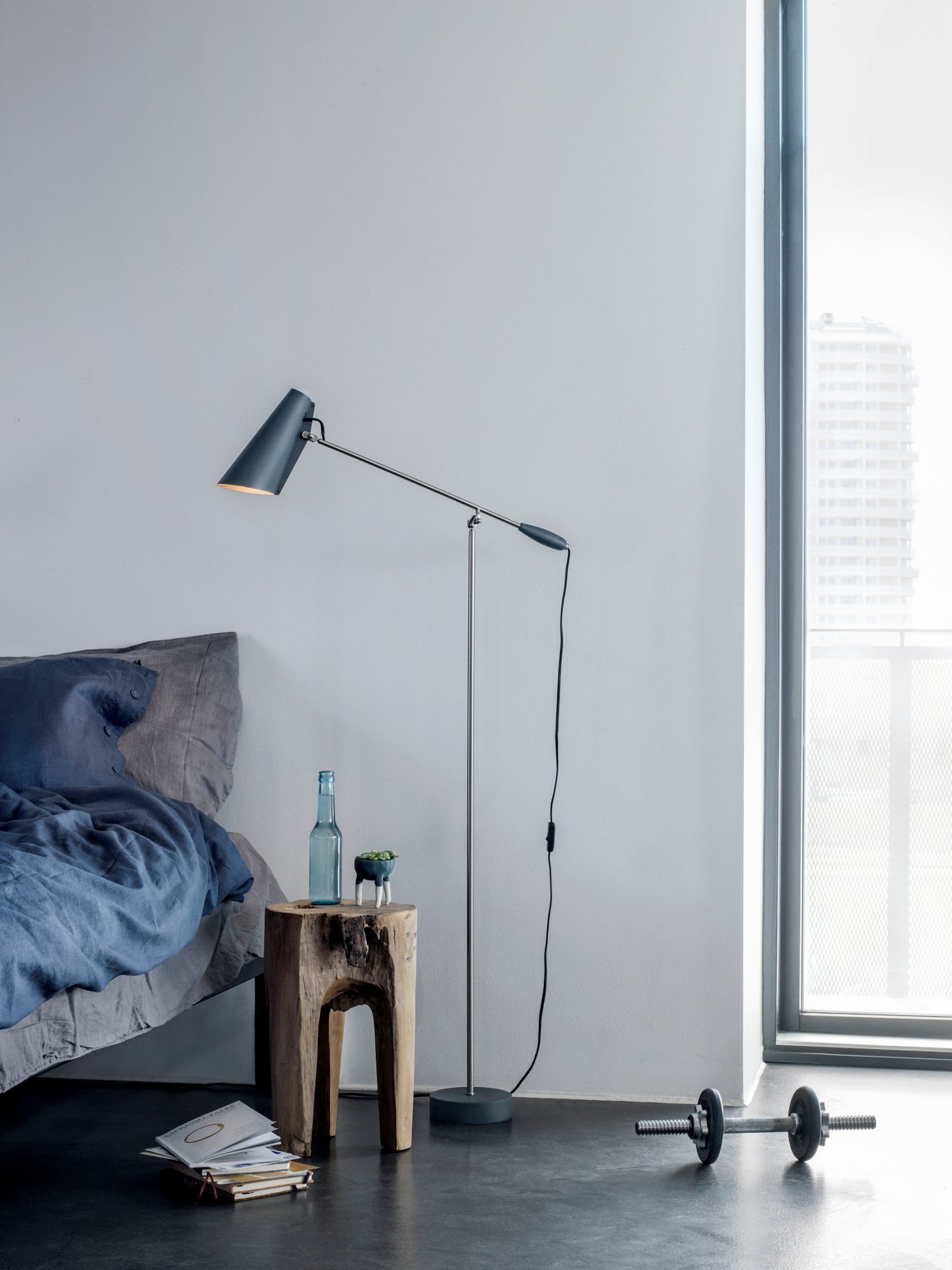 Birdy Floor Lamp, Black/steel | Northern | Standing Lamps