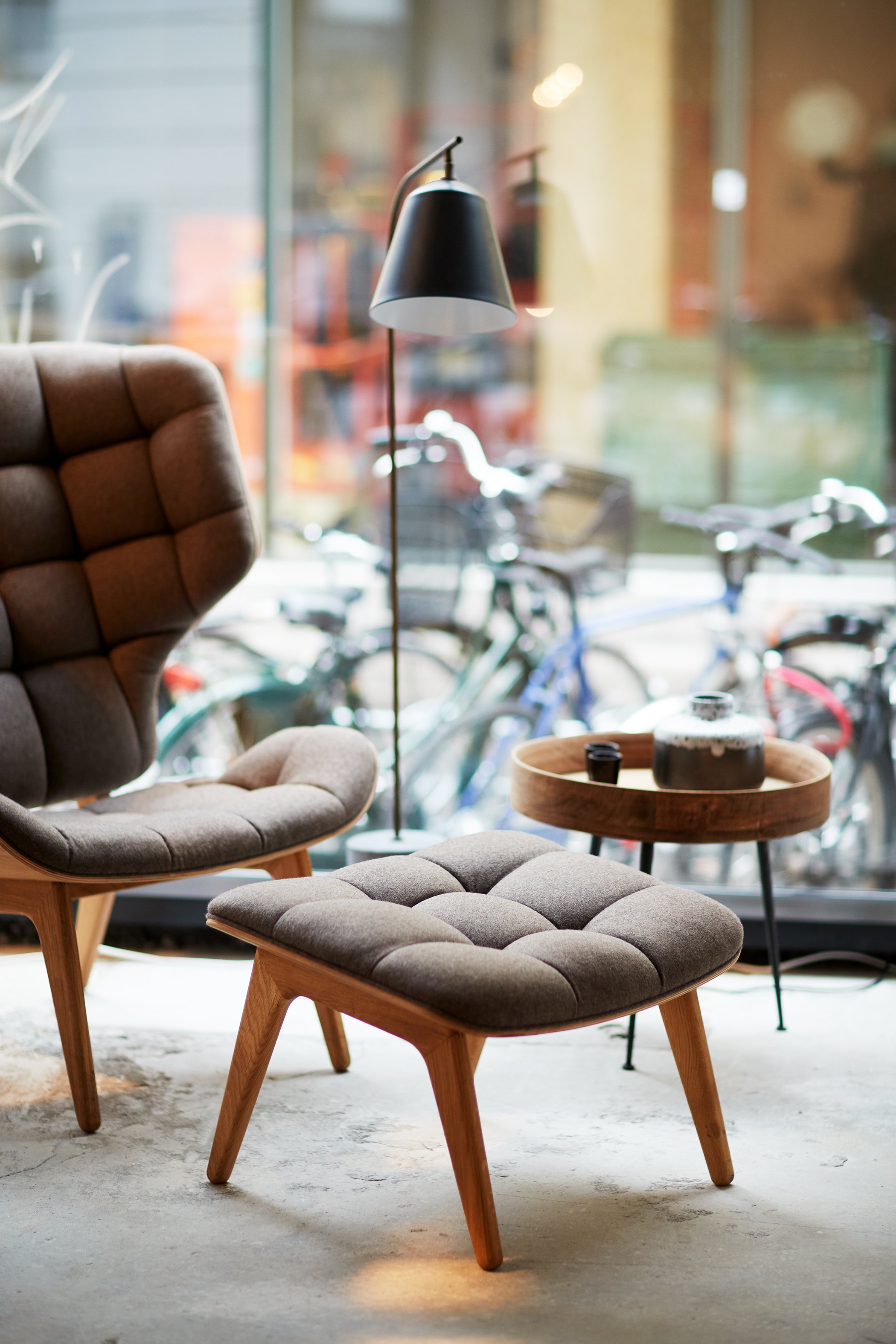 Mammoth Ottoman, Fabric Savanna sand | Norr11 | Stools - Designer