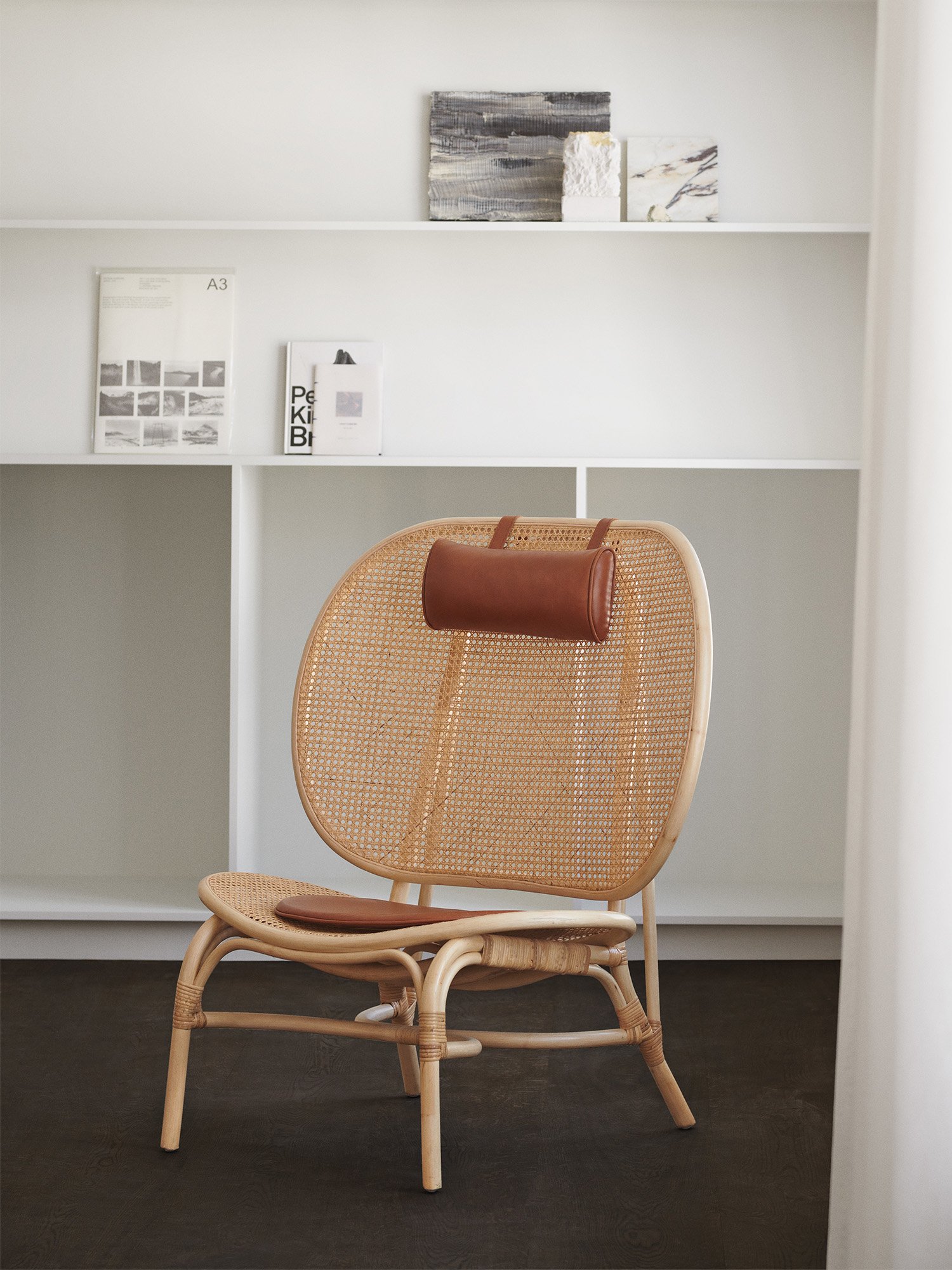 Nomad Chair, Bamboo black | Norr11 | Lounge Chairs - Designer