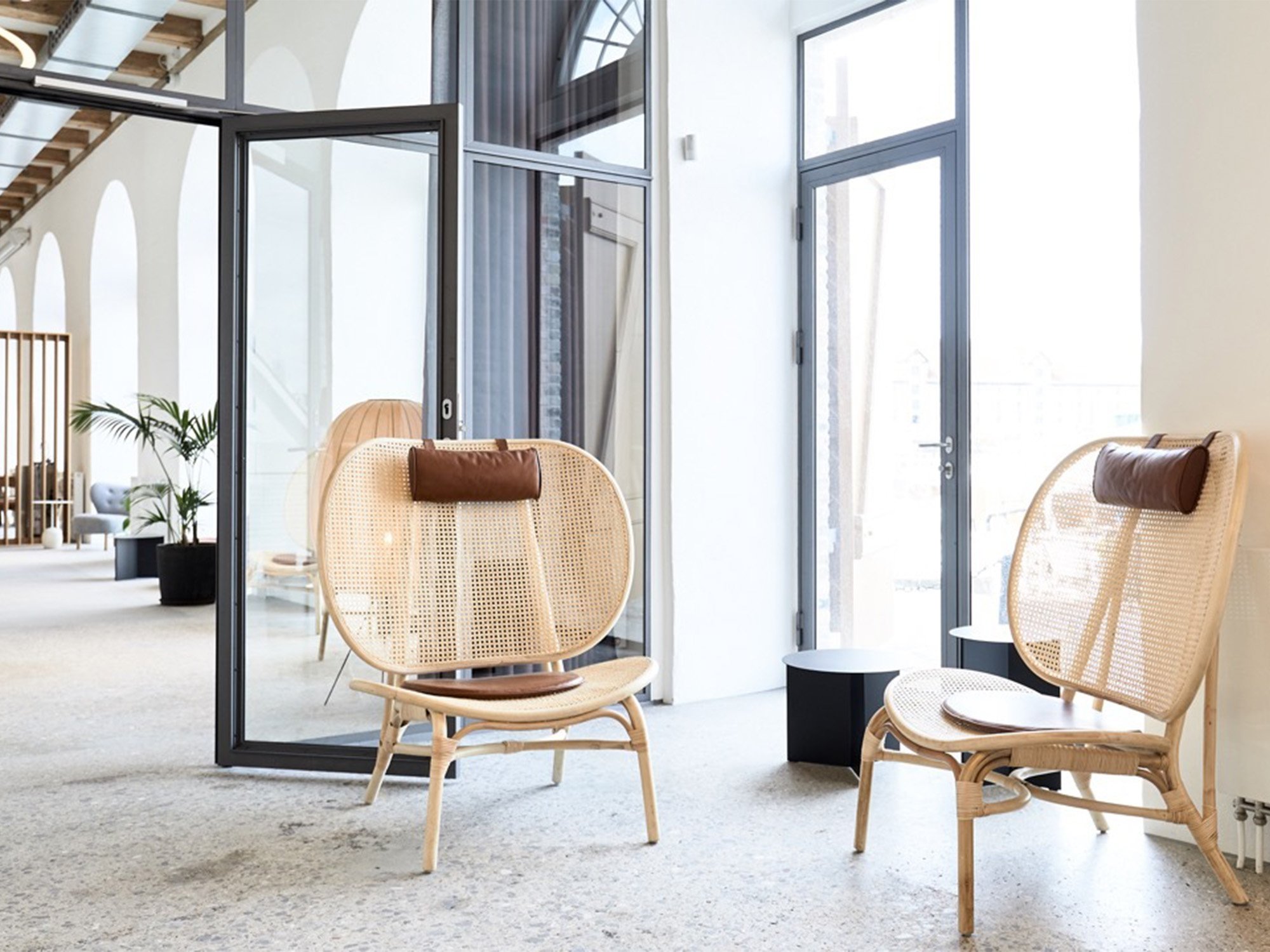 Nomad Chair, Bamboo natural | Norr11 | Lounge Chairs - Designer