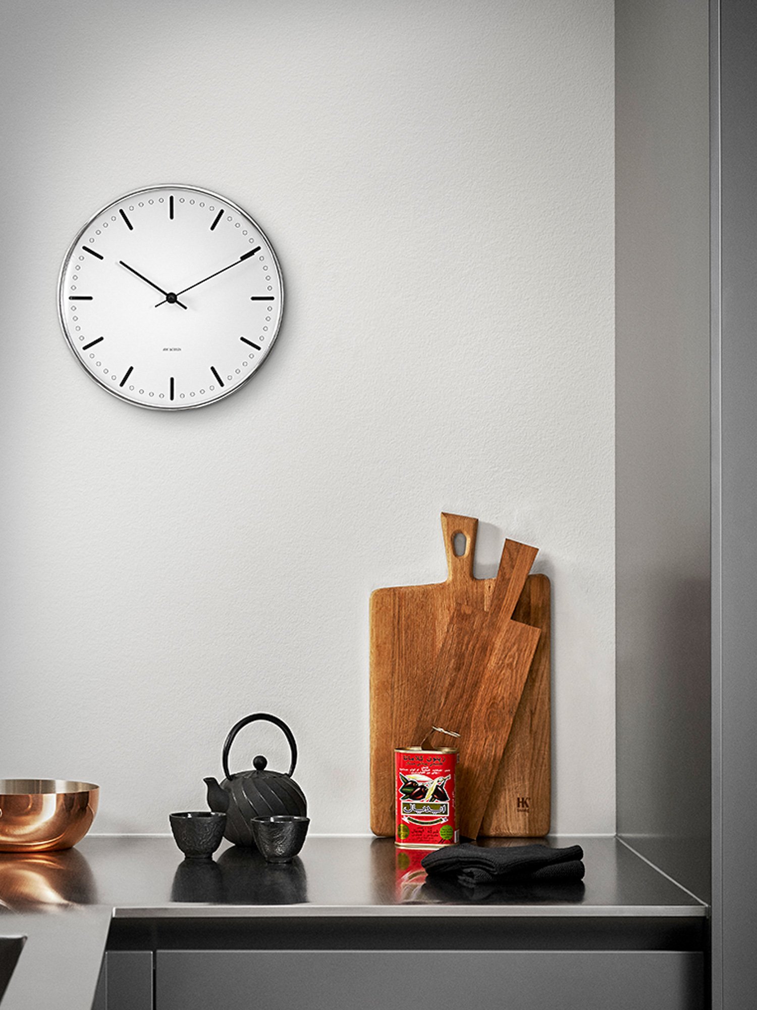 AJ City Hall Wall Clock | Rosendahl | by Arne Jacobsen, 1956/2009