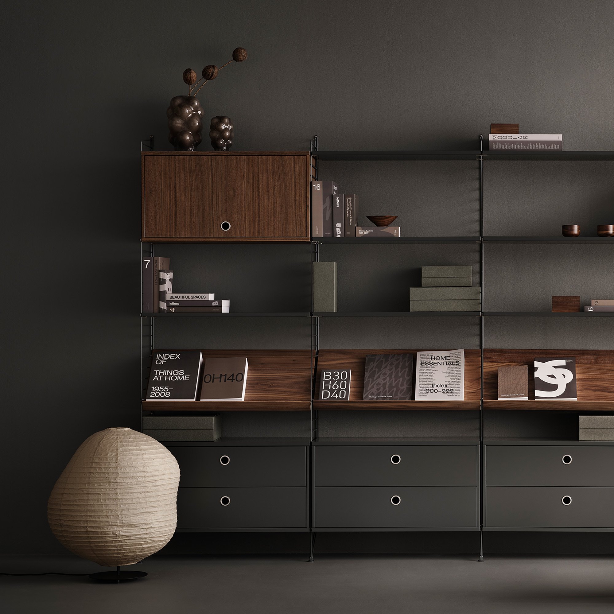 String System Cabinet With Flip Door | String Furniture