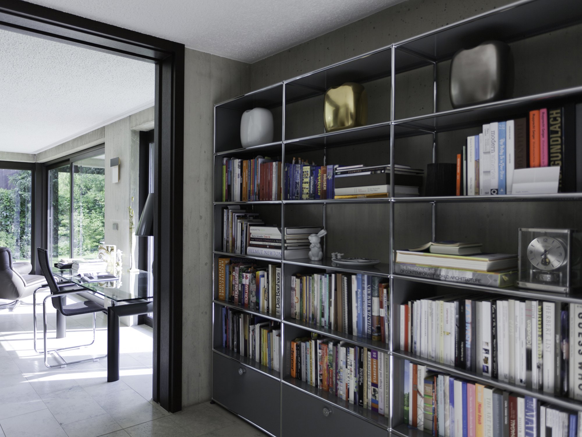 USM Haller Living Room Shelf XL Type 1, USM green | USM Haller | USM ...