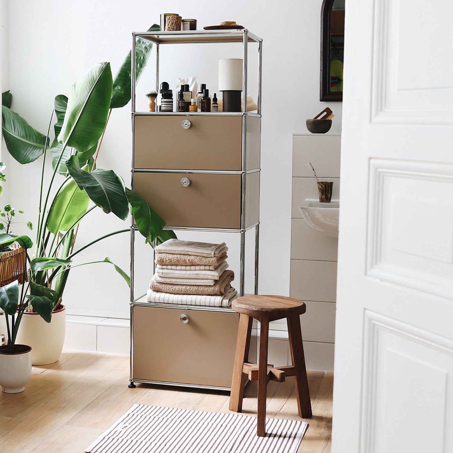 USM Haller ベージュ スチールラック USM Haller ベージュ スチール