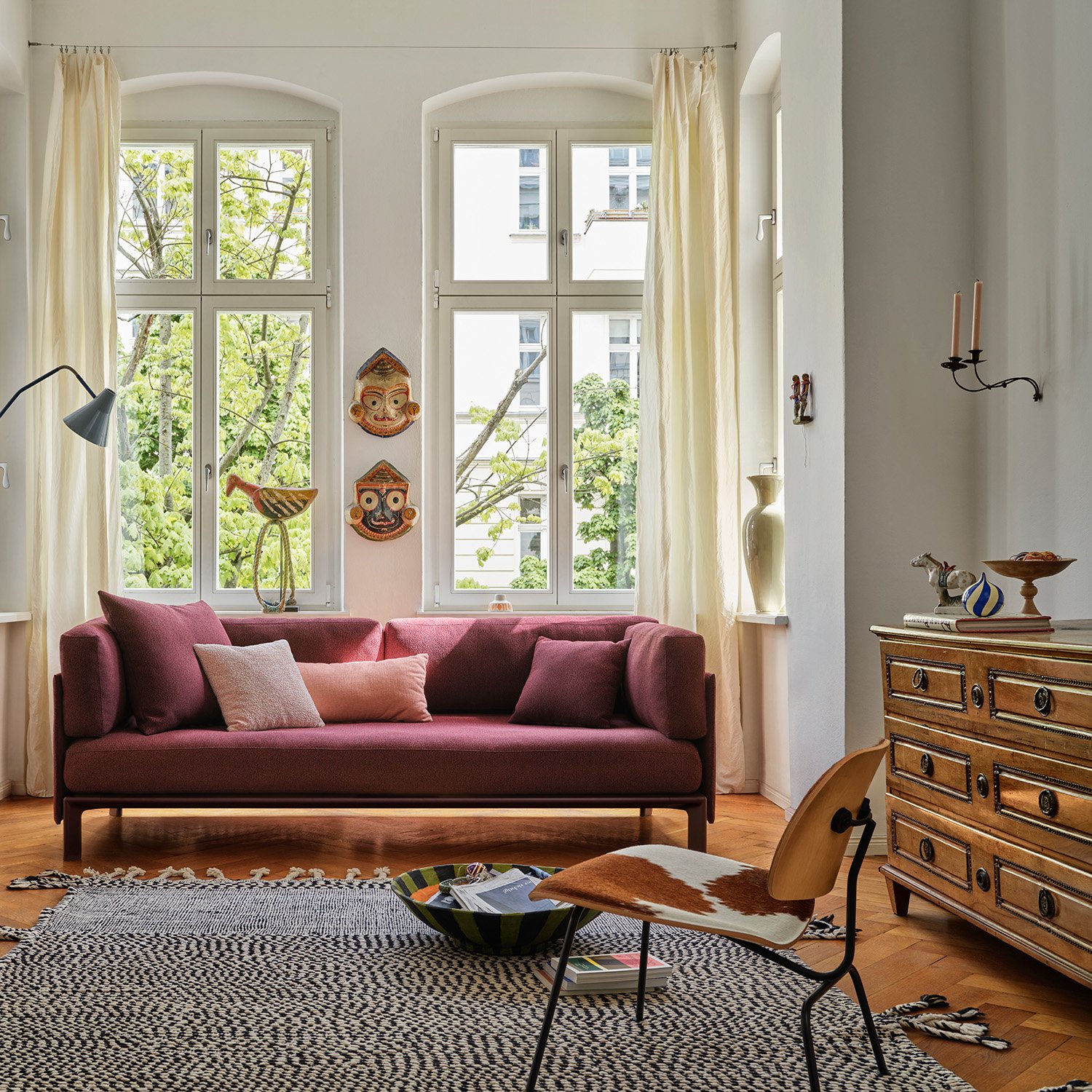 Plywood Group LCM Calf's Skin Chair | Vitra | by Charles & Ray