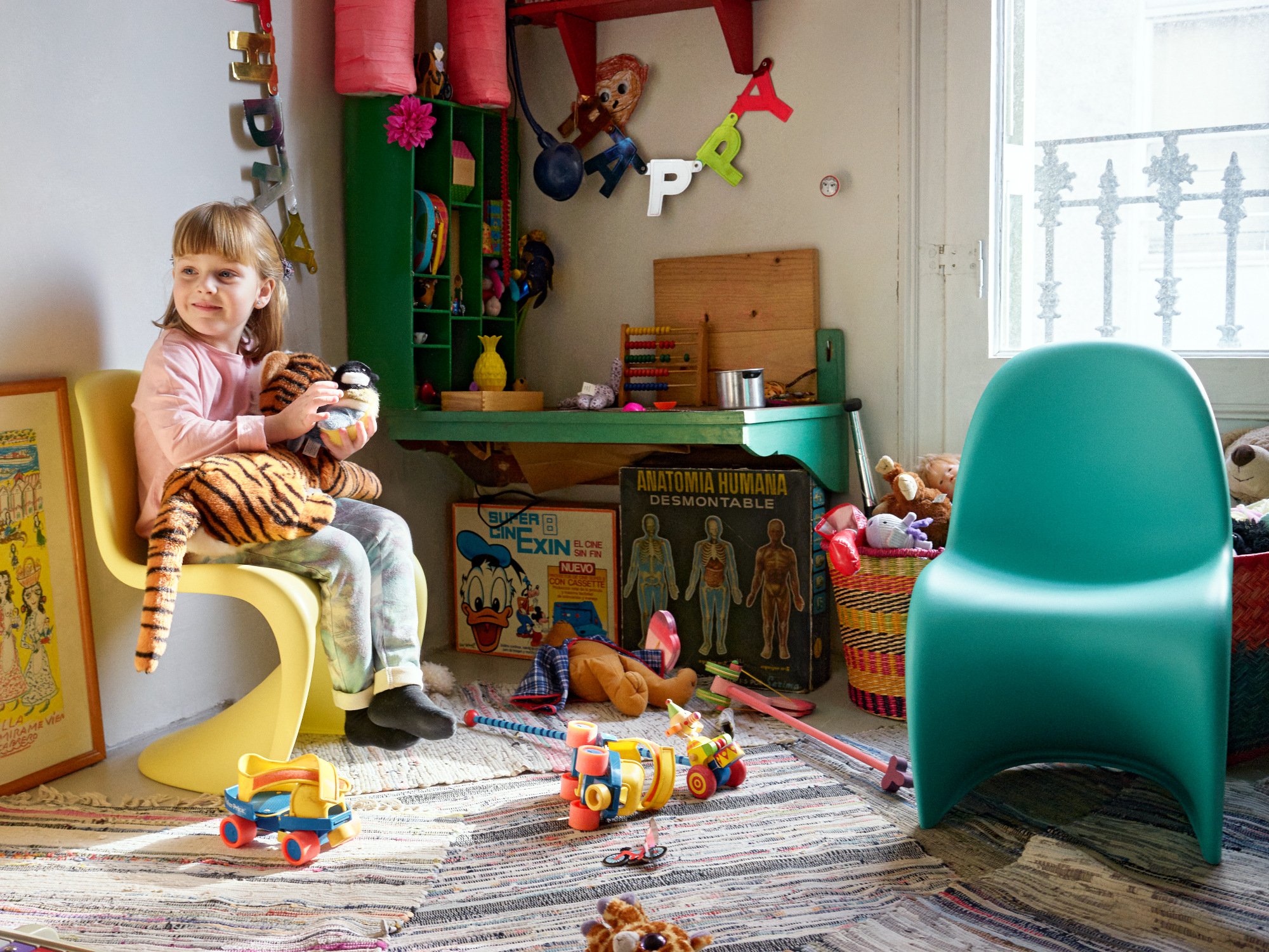 Panton Junior Children's Chair, Soft mint | Vitra | by Verner