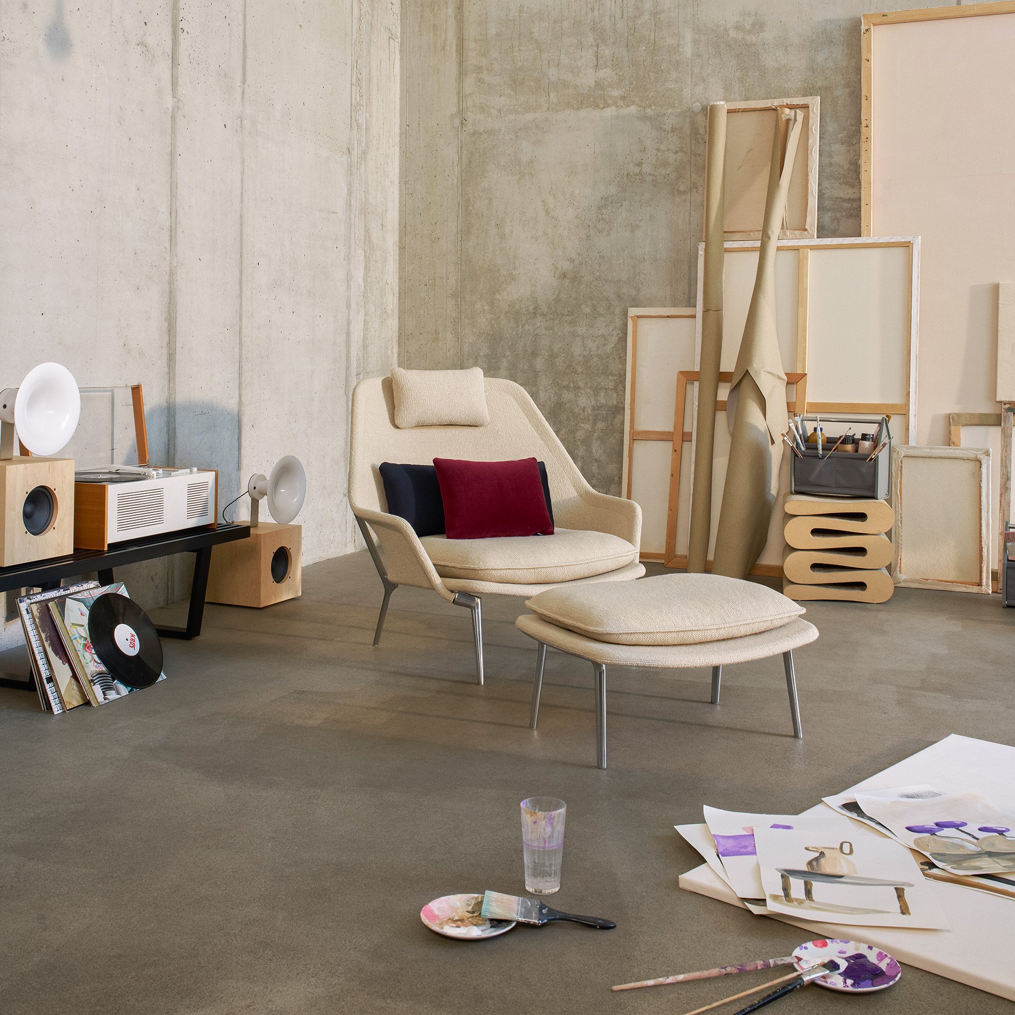 Slow Chair Ottoman | Vitra | Ronan & Erwan Bouroullec - Designer