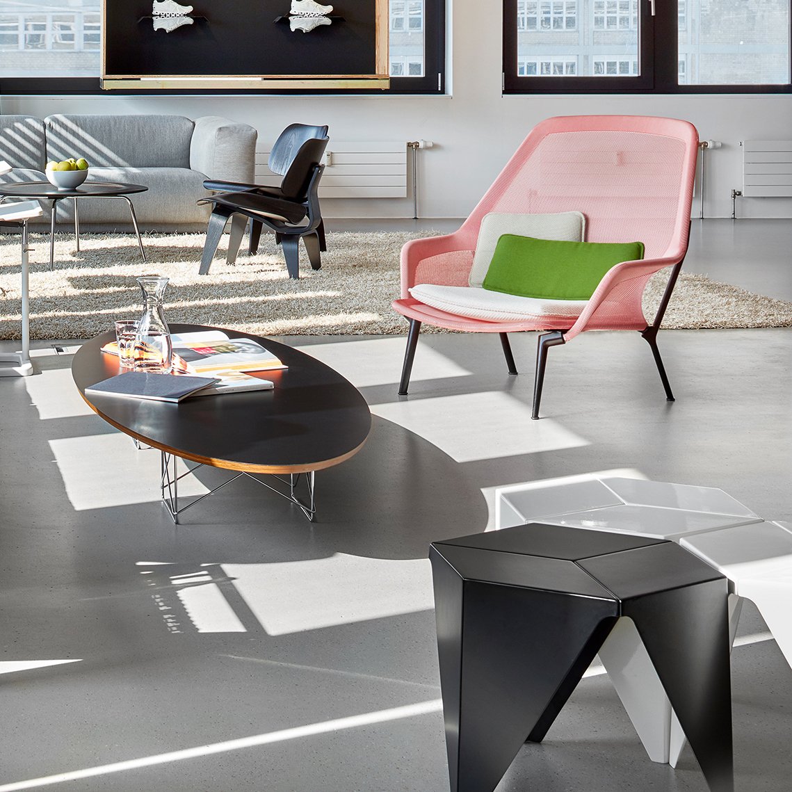 Prismatic Table, Three-tone grey | Vitra | by Isamu Noguchi, 1957