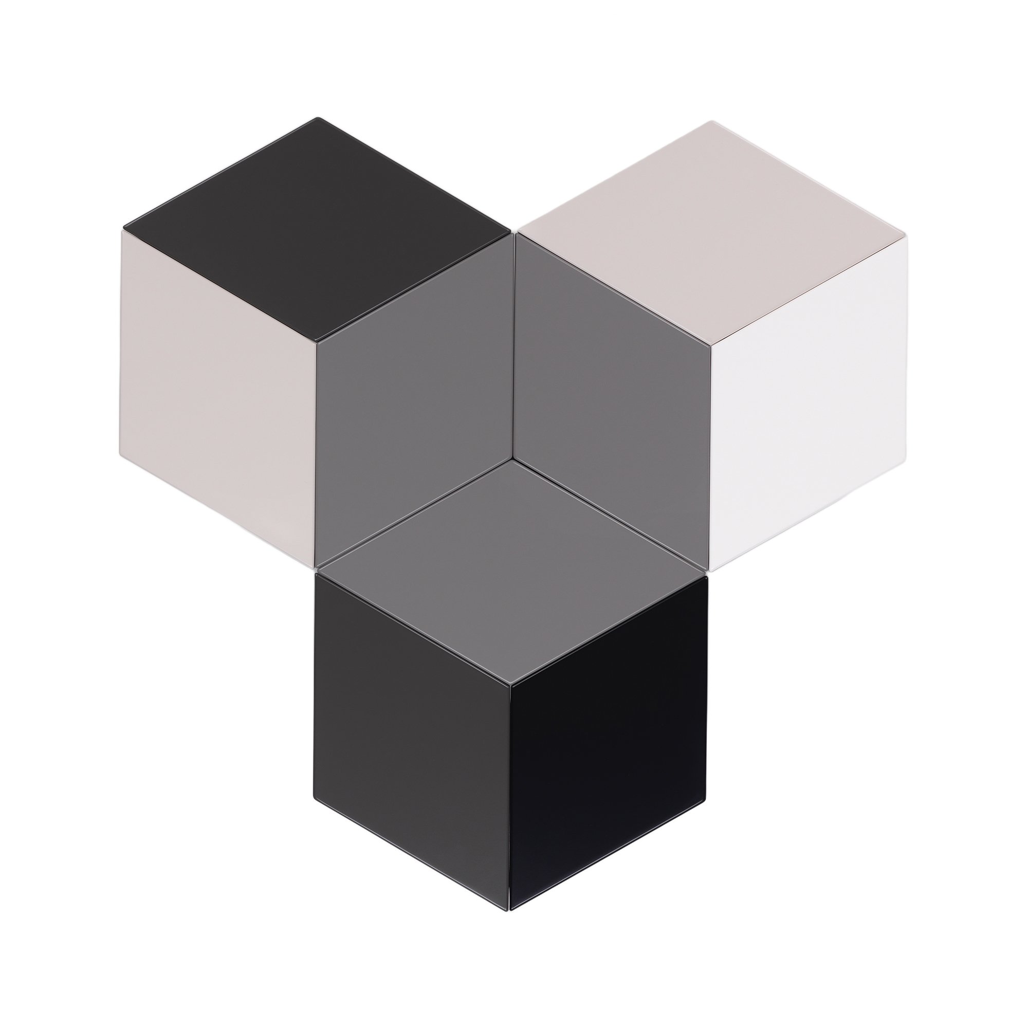 Prismatic Table, Three-tone light grey | Vitra | by Isamu Noguchi