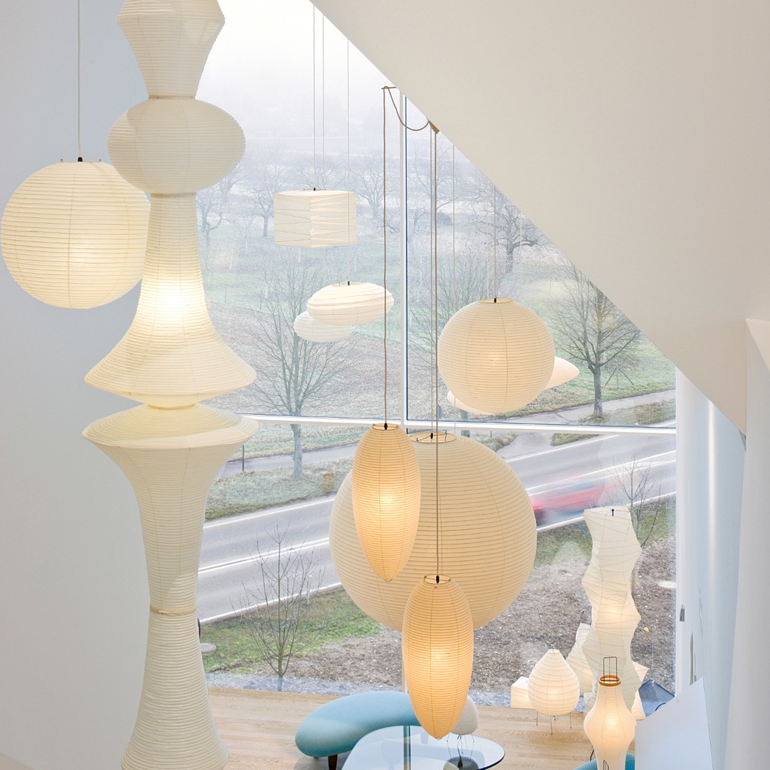 Akari 50EN / 70EN Pendant Lamp | Vitra | by Isamu Noguchi, 1951