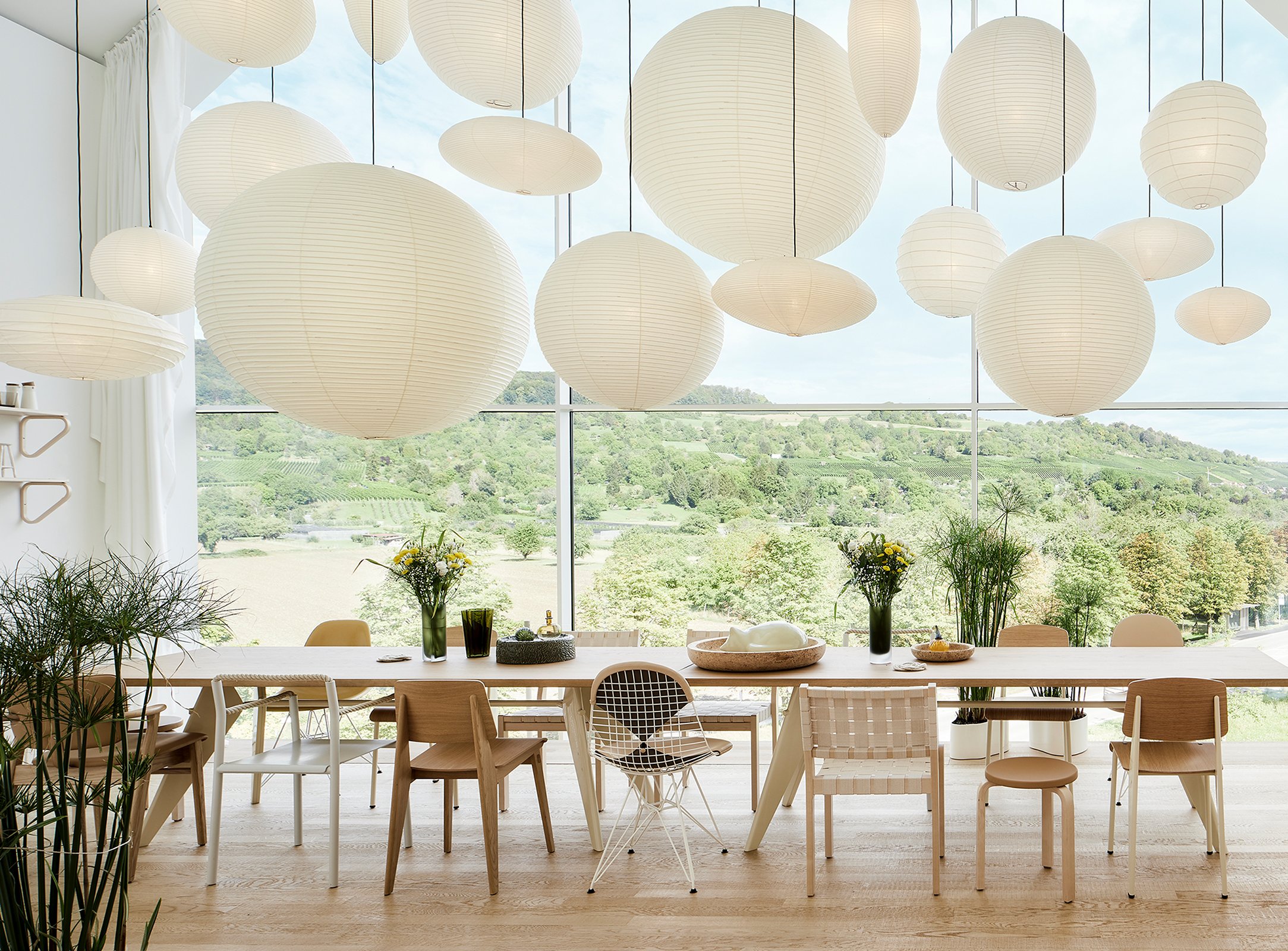 【新品 未使用 未開封】Isamu Noguchi AKARI 55D Isamu Noguchi AKARI 55D lantern lamp Shade Japanese paper lighting