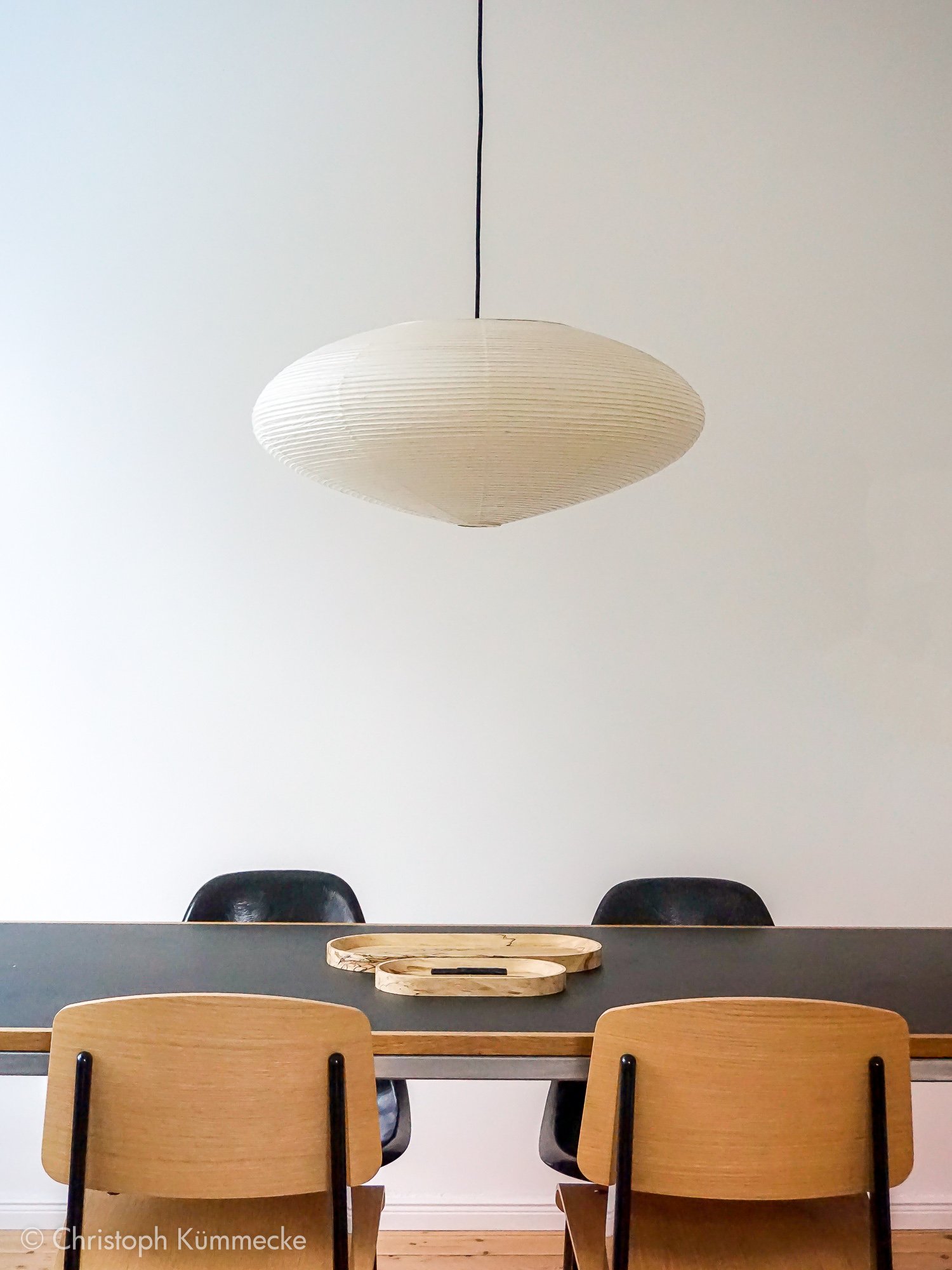 【本物・正規品】akari 21A isamu noguchi Isamu Noguchi Akari 21A Pendant lamp Washi Japanese Light Shade