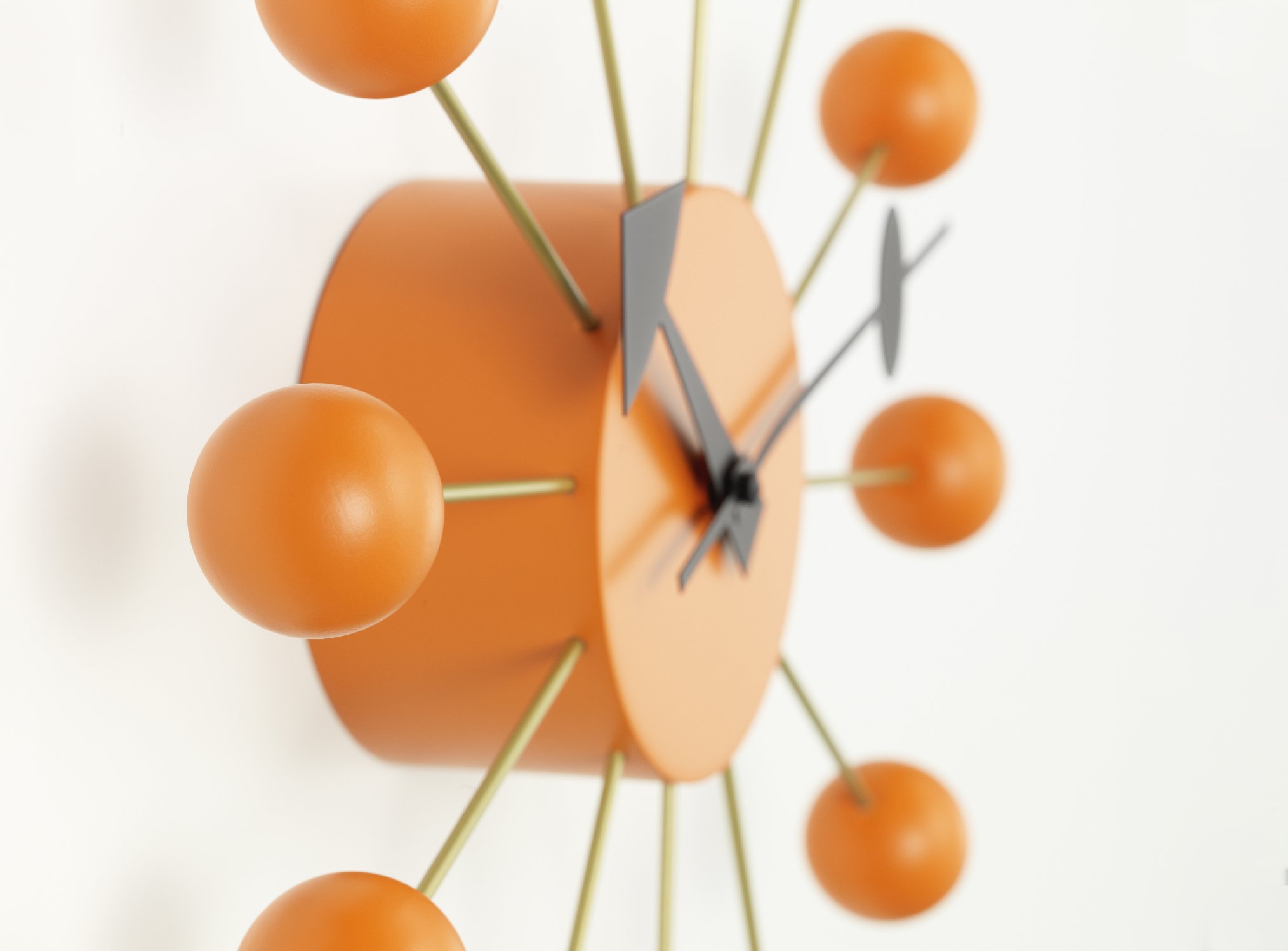 Ball Clock, Red | Vitra | Vitra - Designer furniture from smow