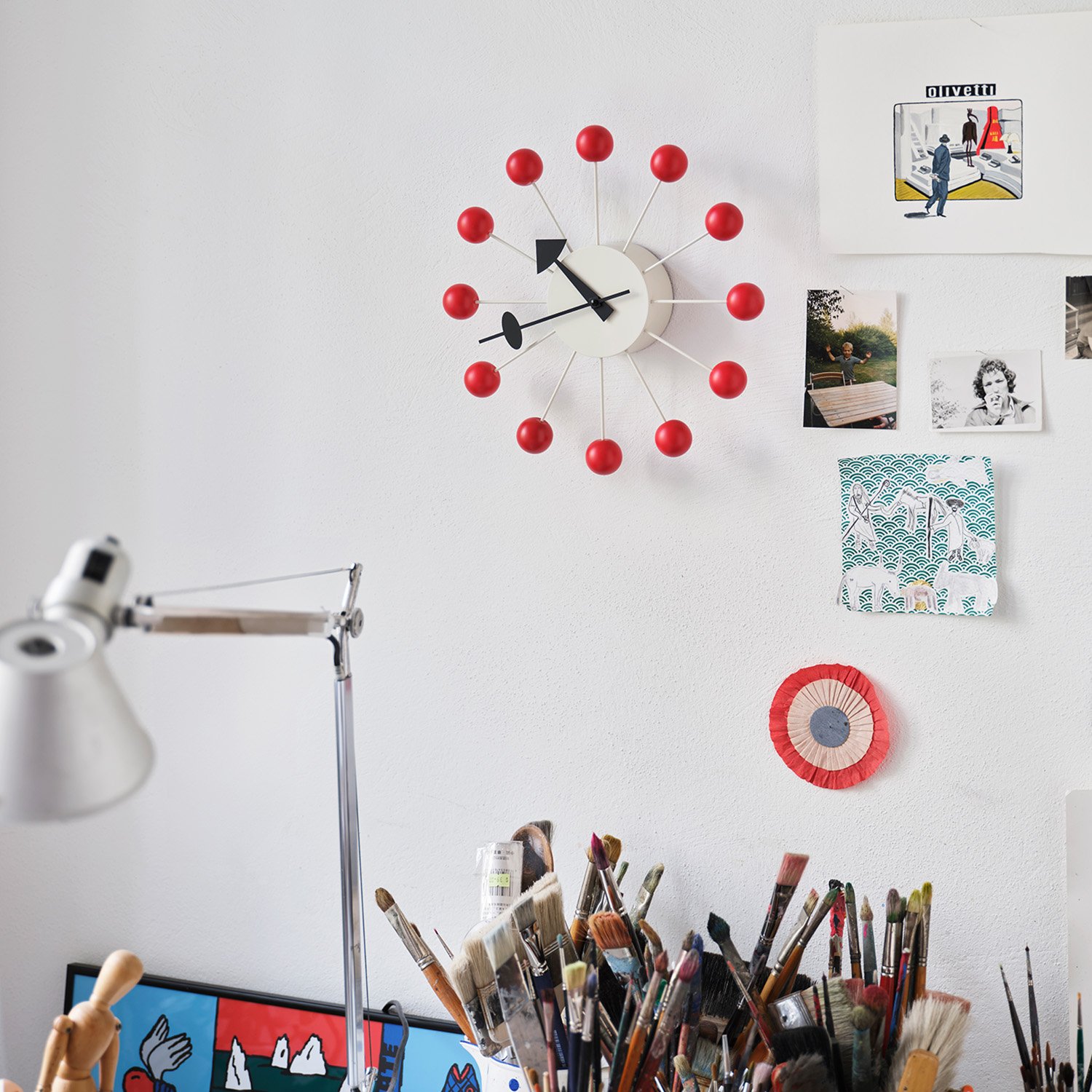 Ball Clock, Multicoloured | Vitra | Vitra - Designer furniture