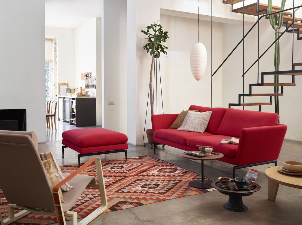 Akari light FLANNEL SOFAの オットマンとクッション Akari 23A Pendant Lamp | Vitra | by Isamu Noguchi - Originals from